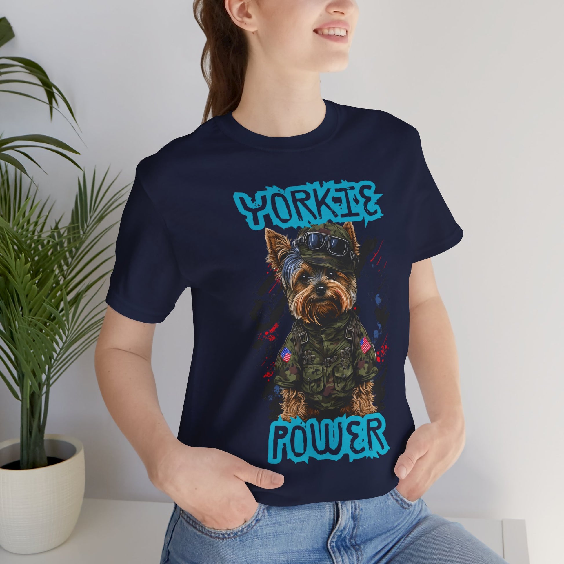 Yorkie Power Unisex Tee