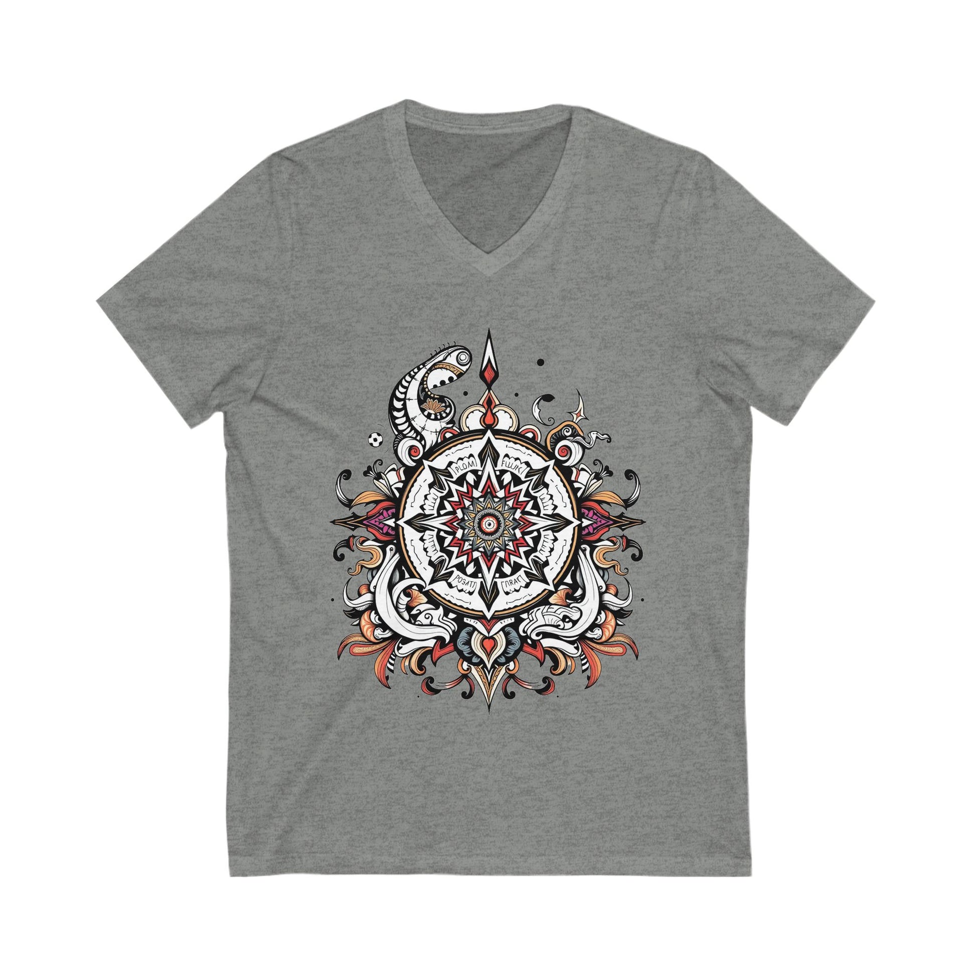 Colorful Mandala V-Neck