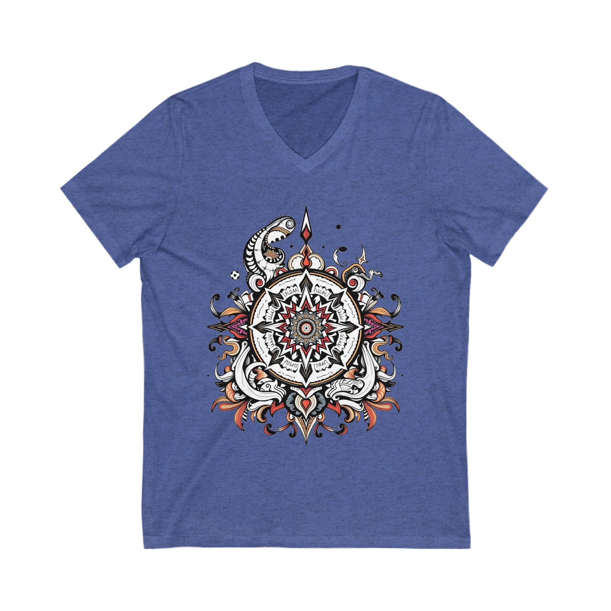 Colorful Mandala V-Neck