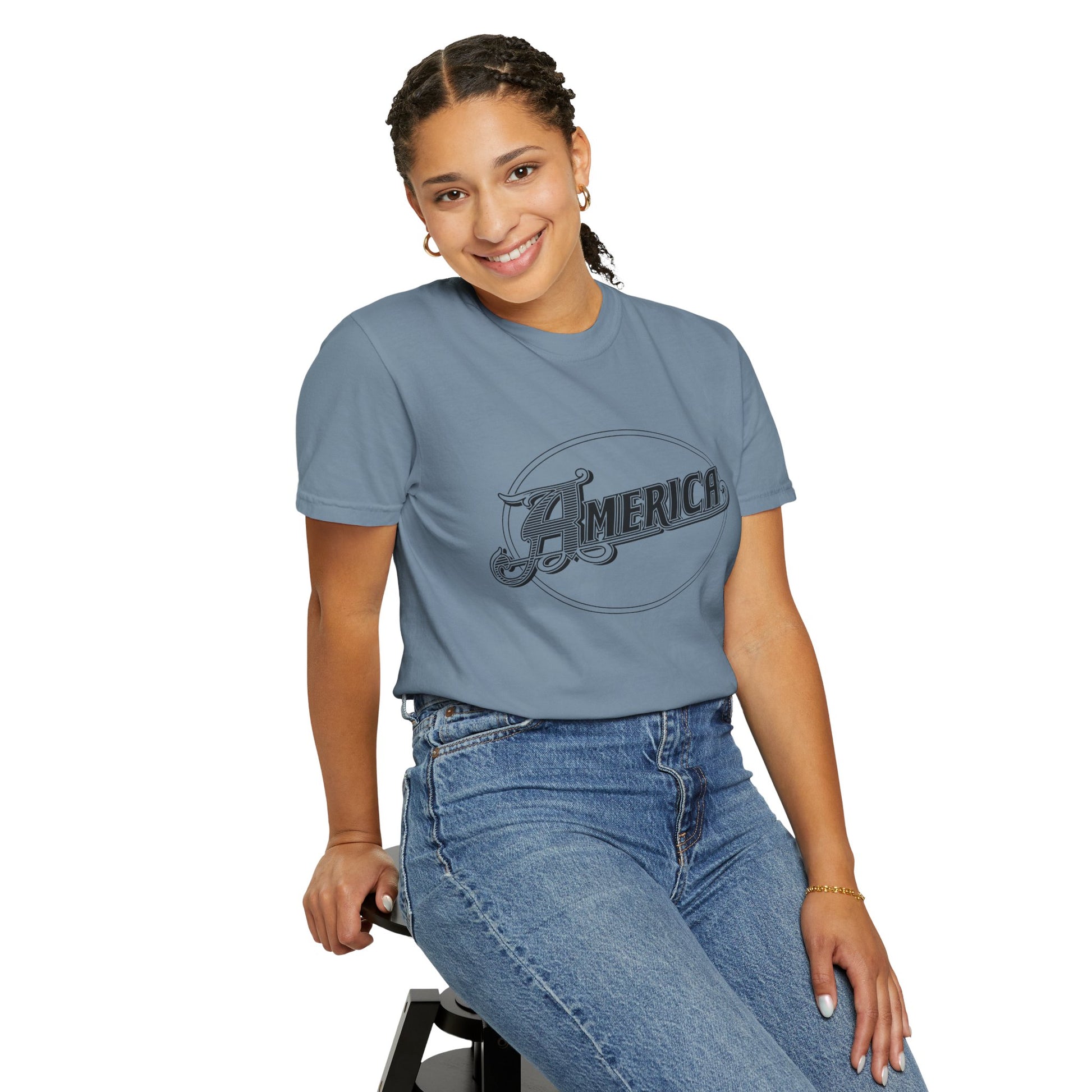 America Vintage Garment-Dyed T-Shirt