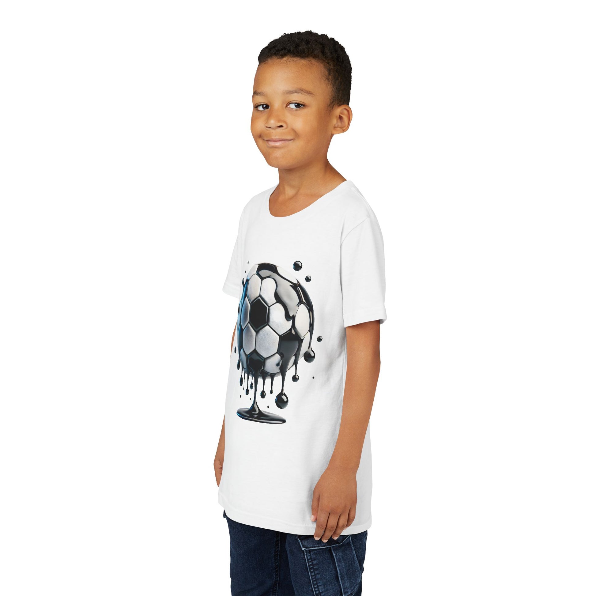 Dripping Soccer Ball Youth Tee