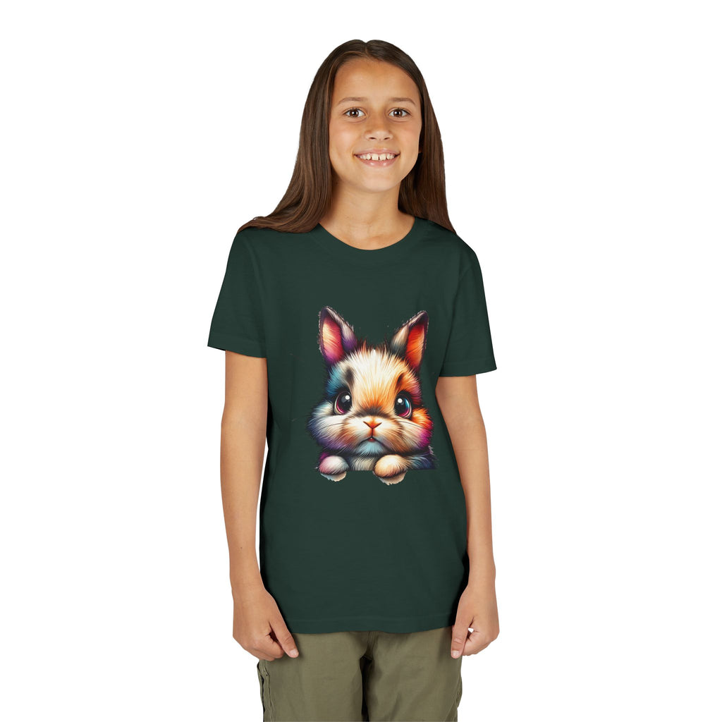Colorful Bunny Youth Short Sleeve Tee
