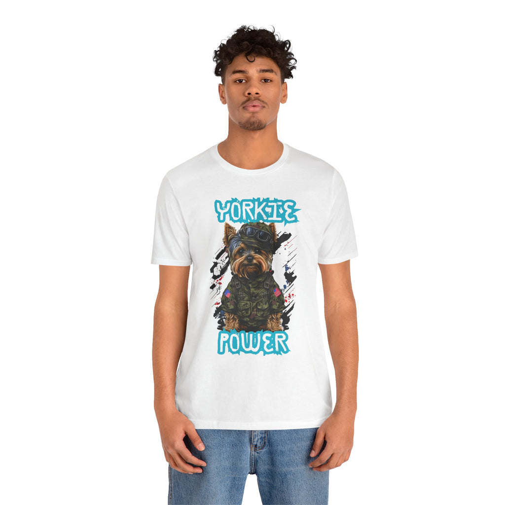 Yorkie Power Unisex Tee