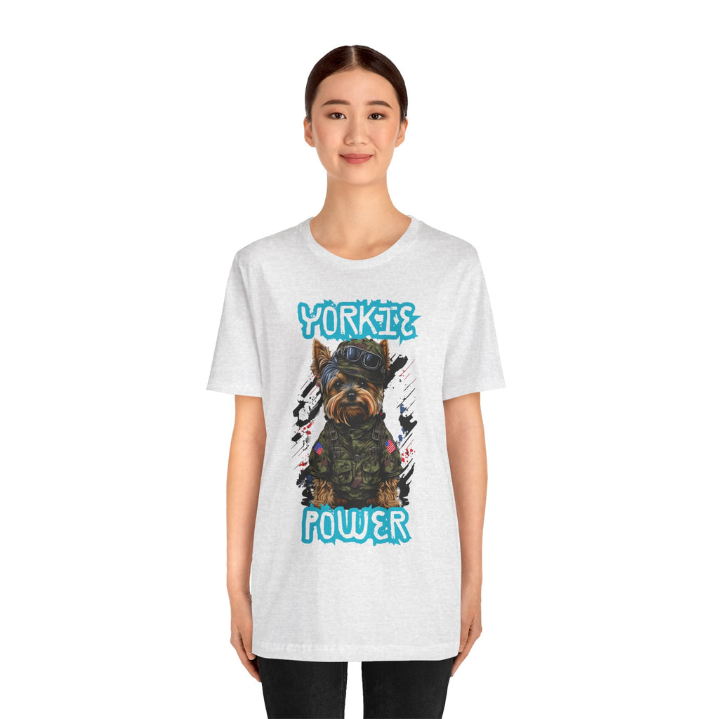 Yorkie Power Unisex Tee