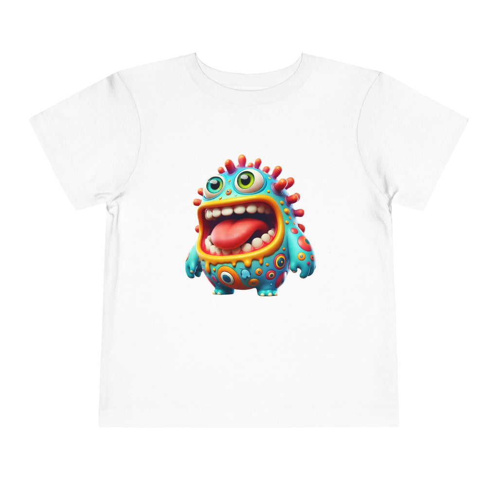 Colorful Toddler Tee with Fun Monster Design