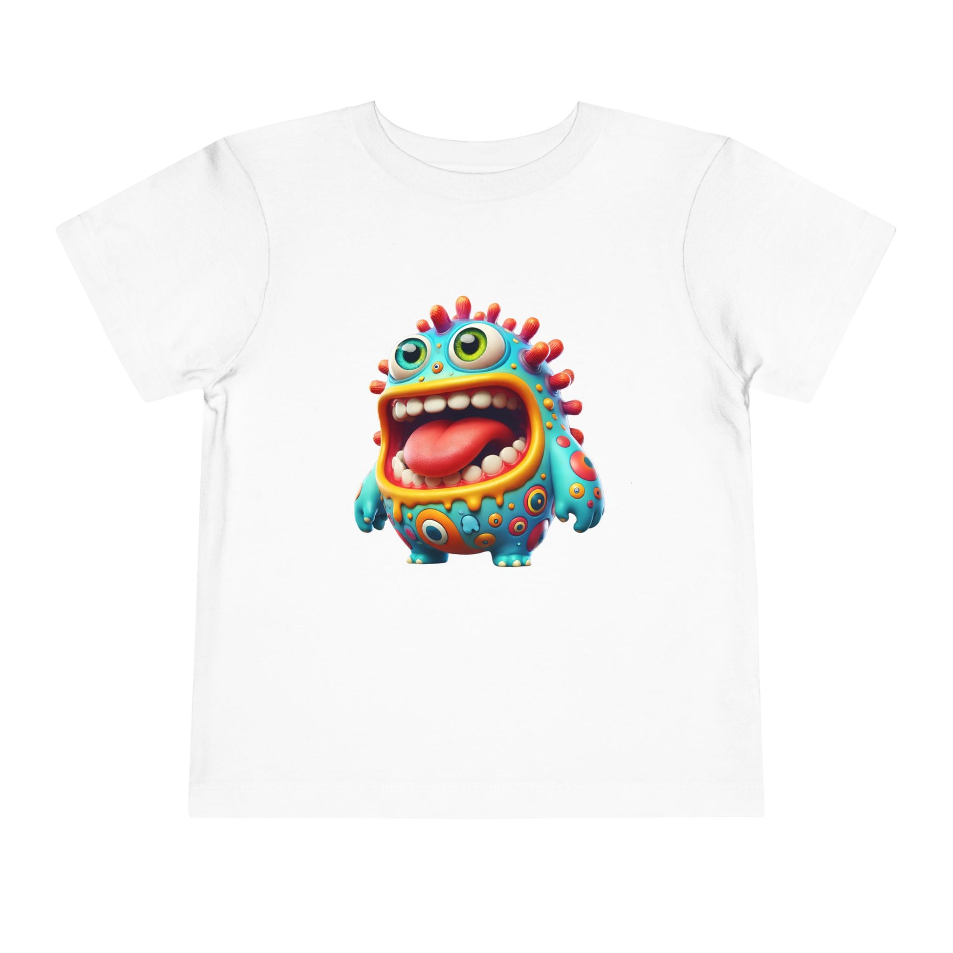 Colorful Toddler Tee with Fun Monster Design