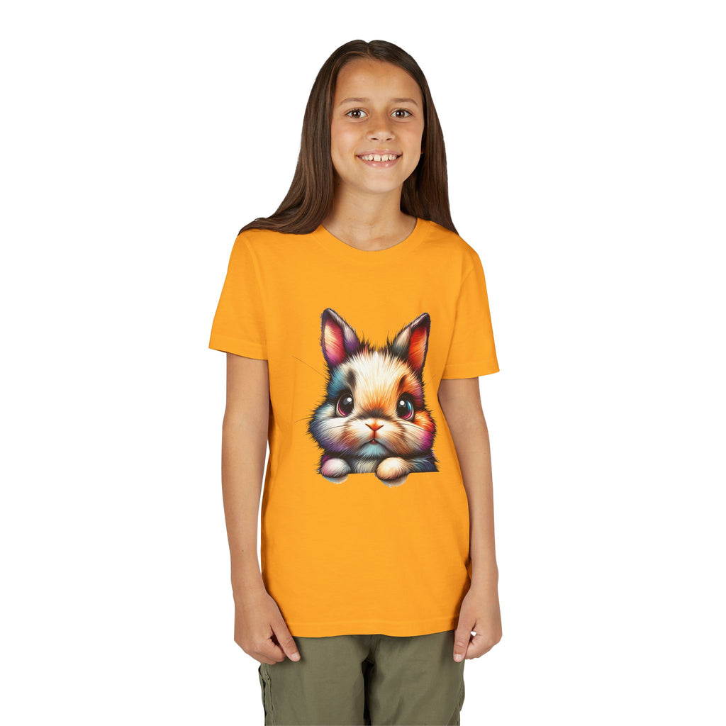 Colorful Bunny Youth Short Sleeve Tee