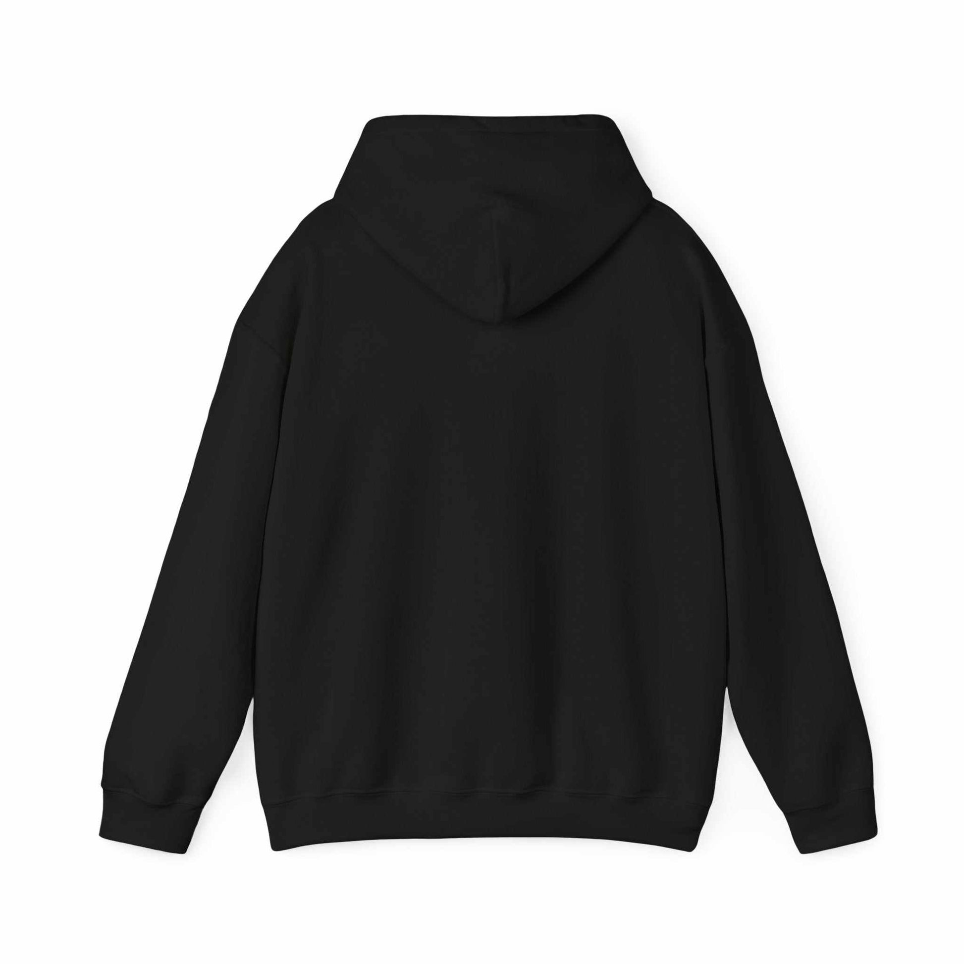 Black unisex sunflower quote hoodie sweatshirt with adjustable drawstring hood and kangaroo pocket, made from soft cotton-polyester blend.