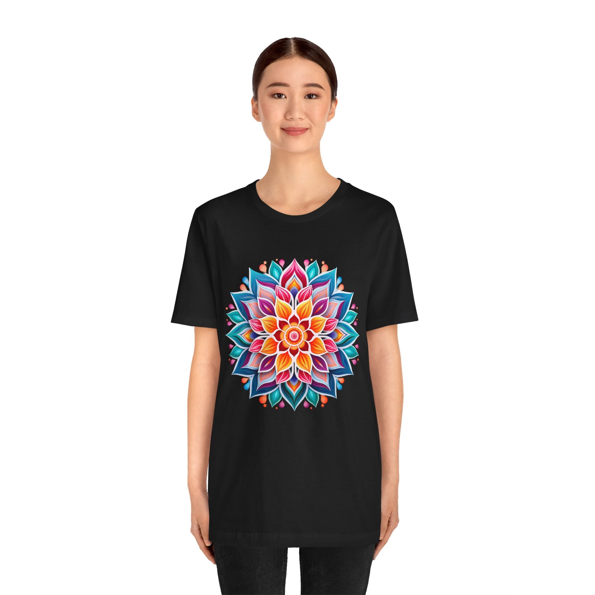 Vibrant Mandala Graphic Tee