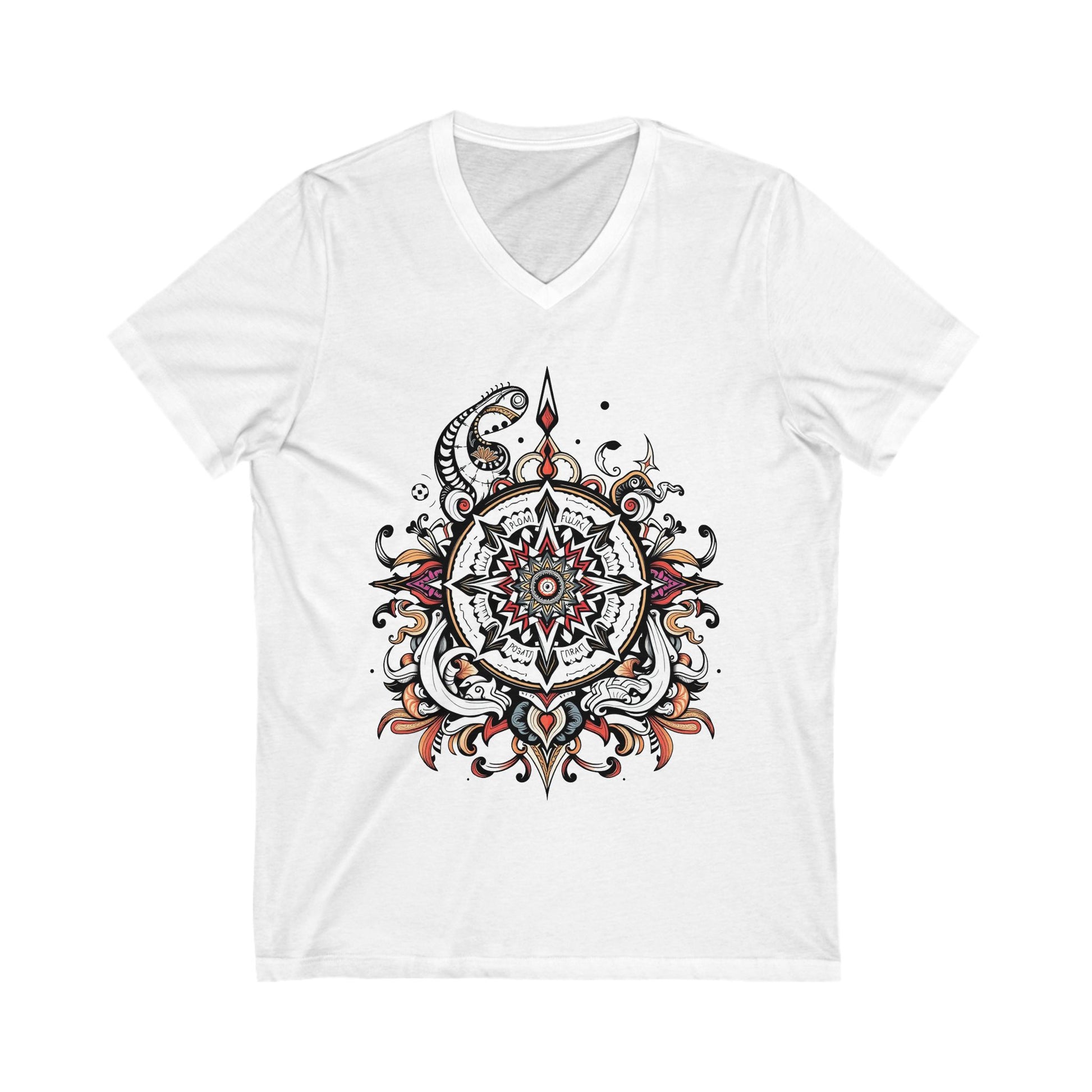 Colorful Mandala V-Neck
