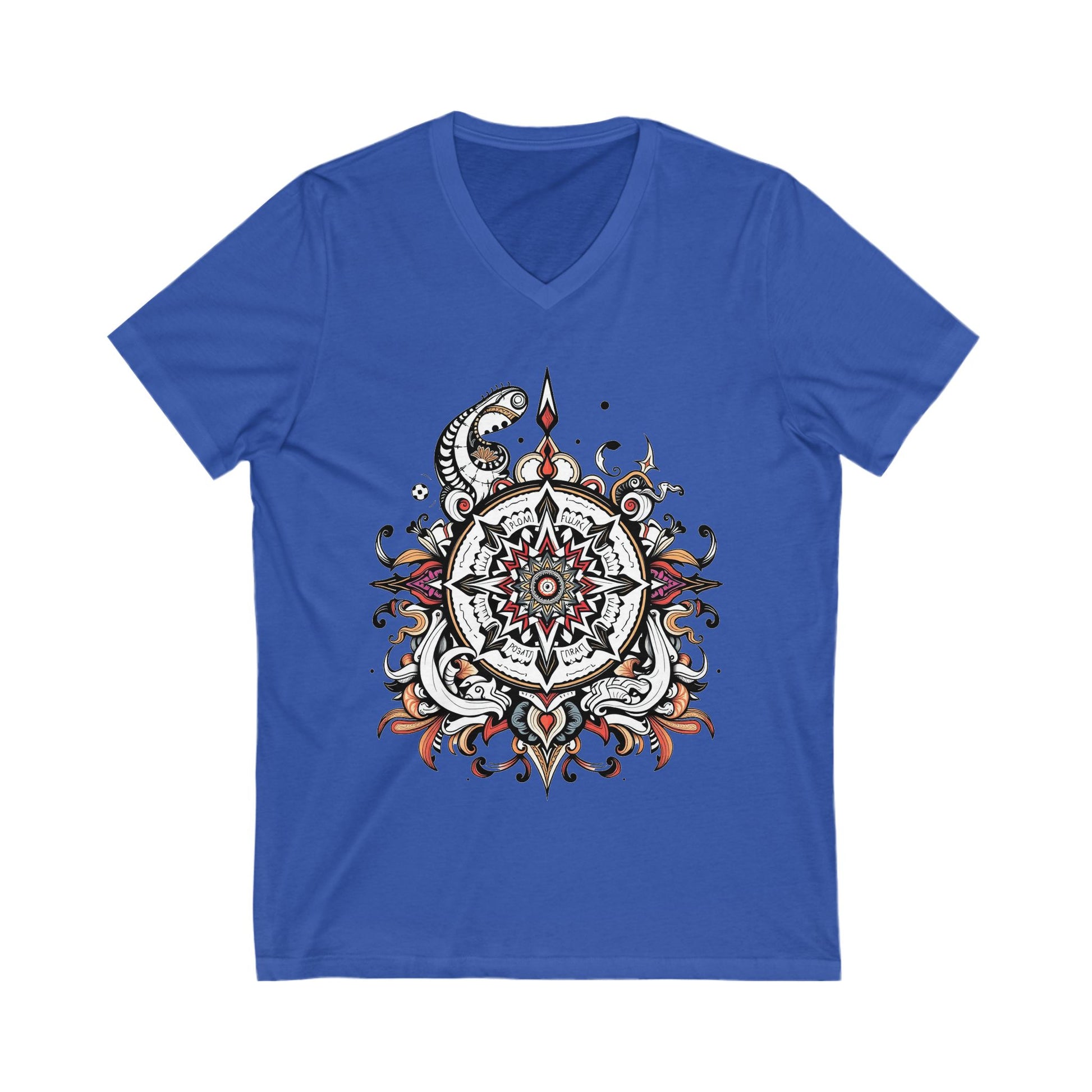 Colorful Mandala V-Neck