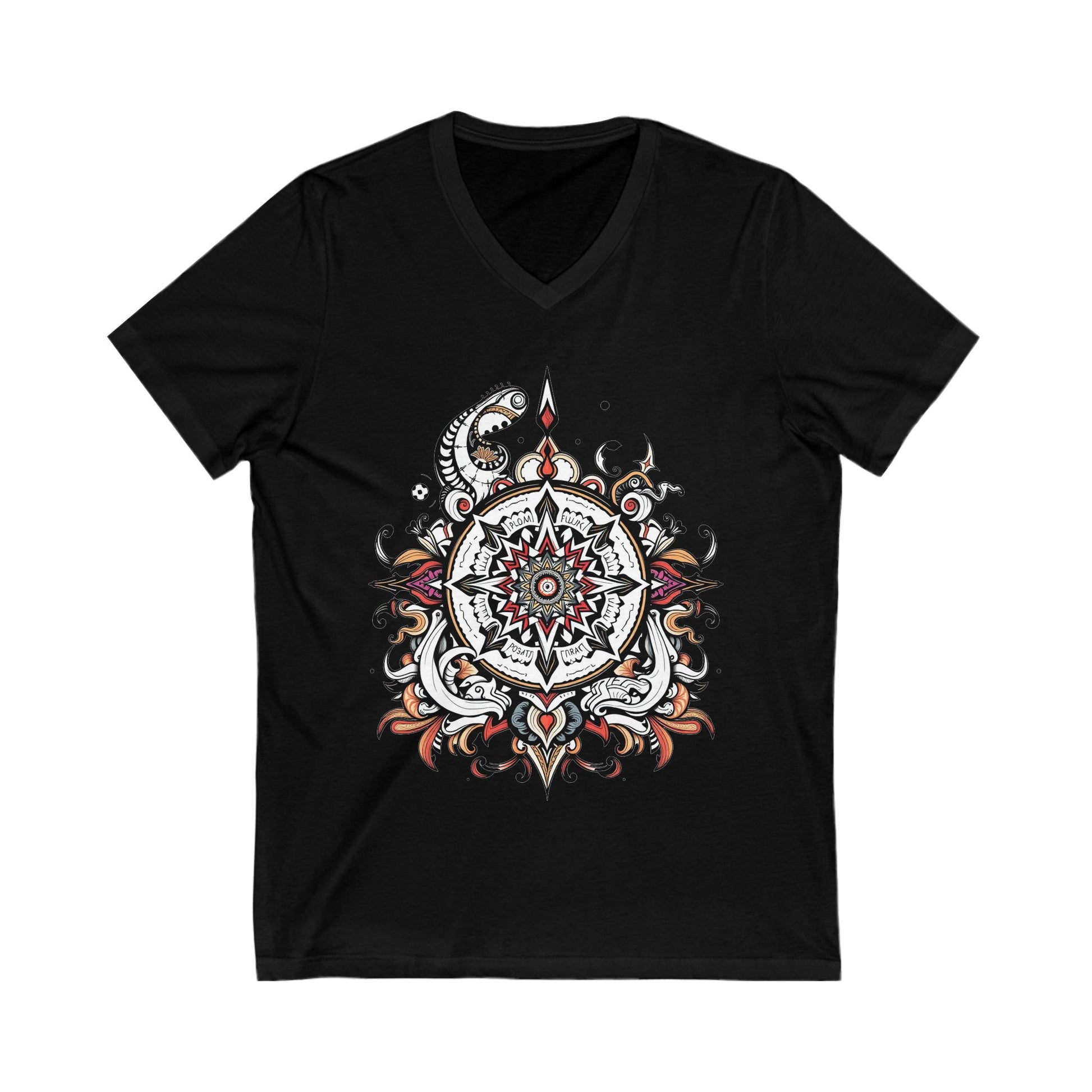 Colorful Mandala V-Neck