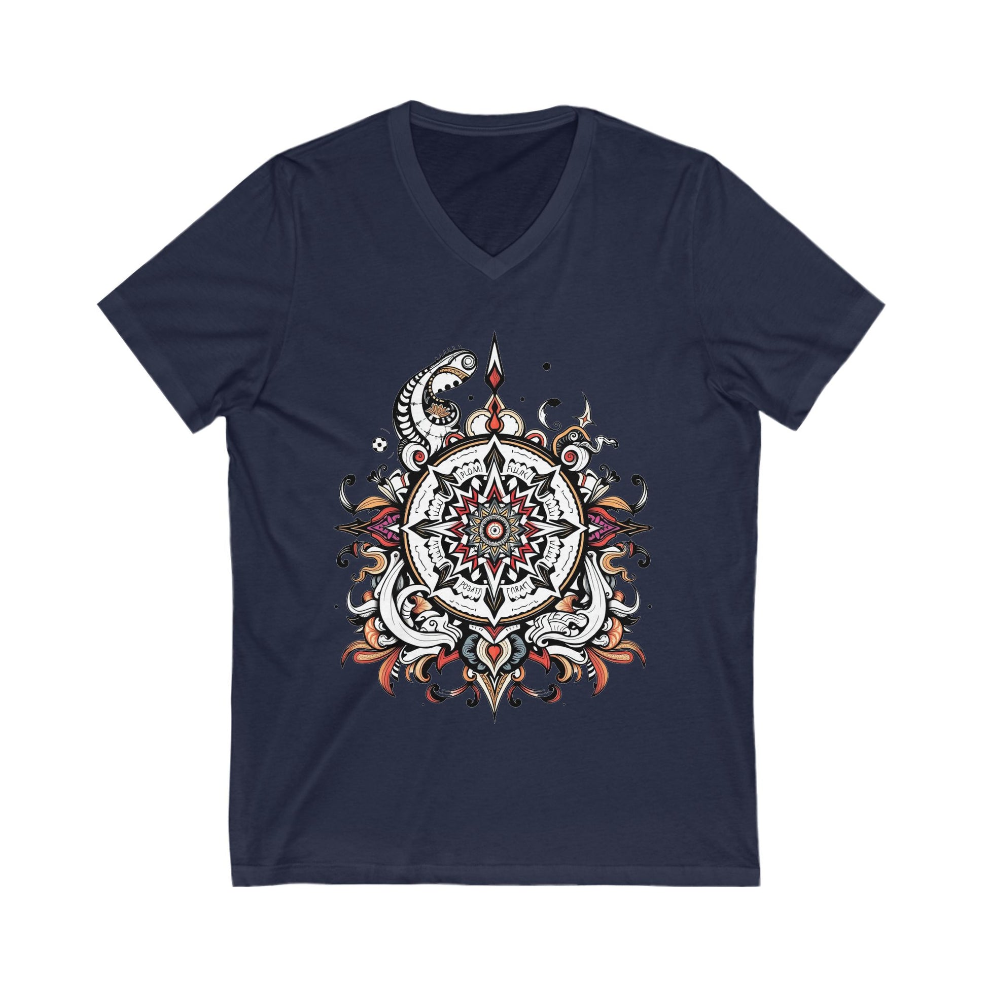Colorful Mandala V-Neck