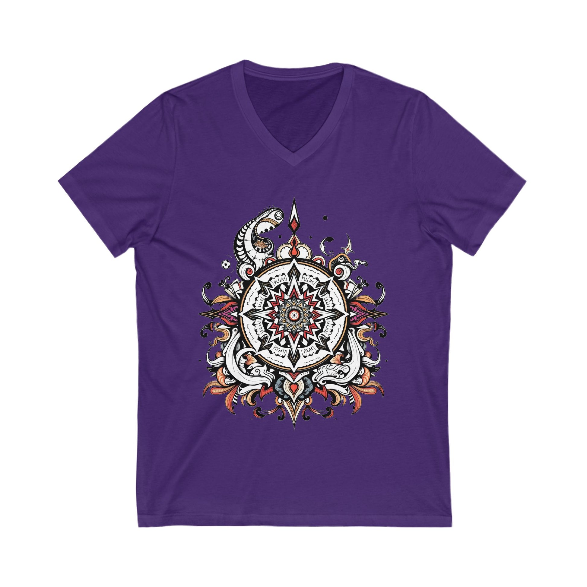 Colorful Mandala V-Neck