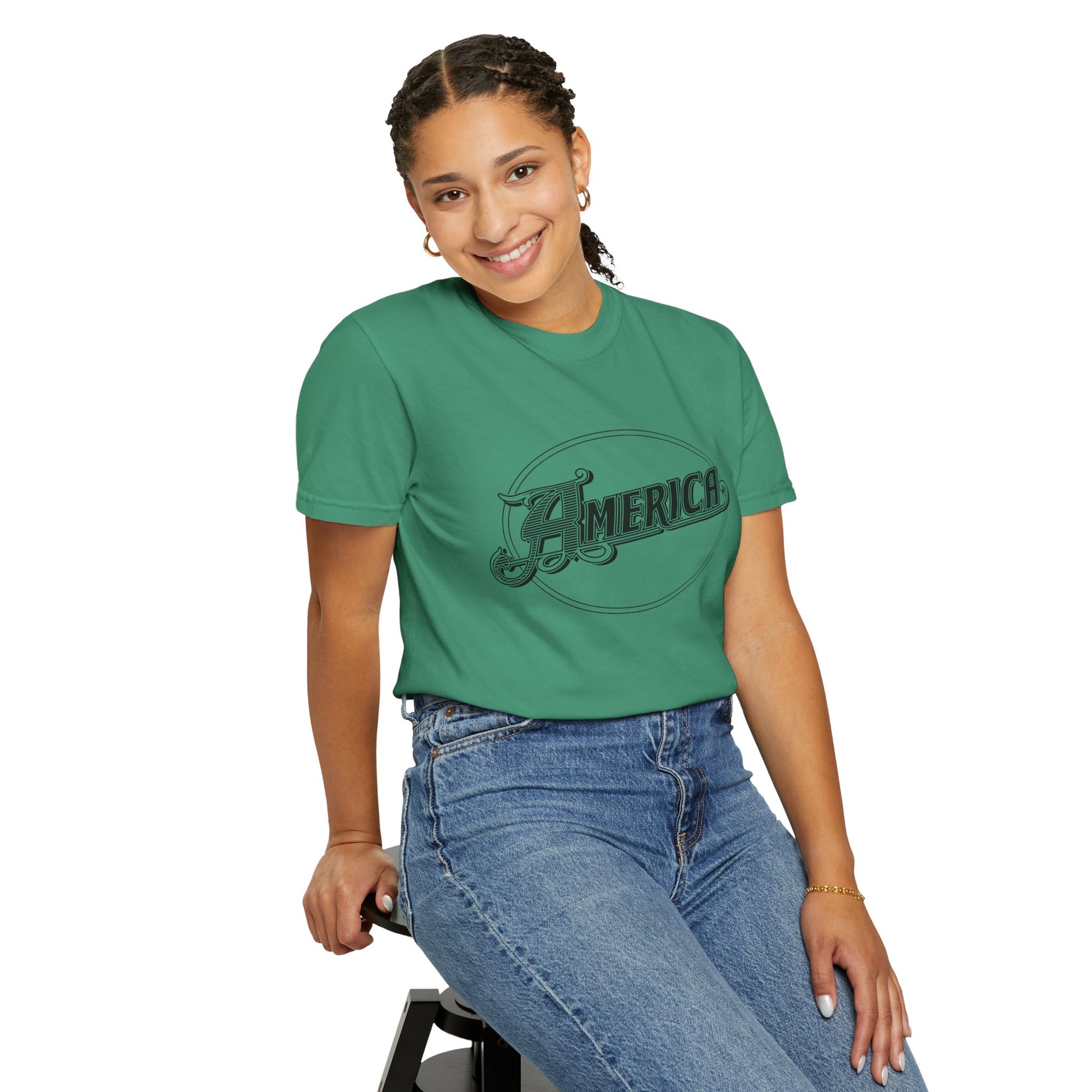 America Vintage Garment-Dyed T-Shirt