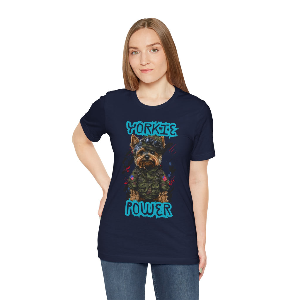 Yorkie Power Unisex Tee