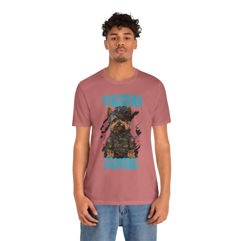 Yorkie Power Unisex Tee