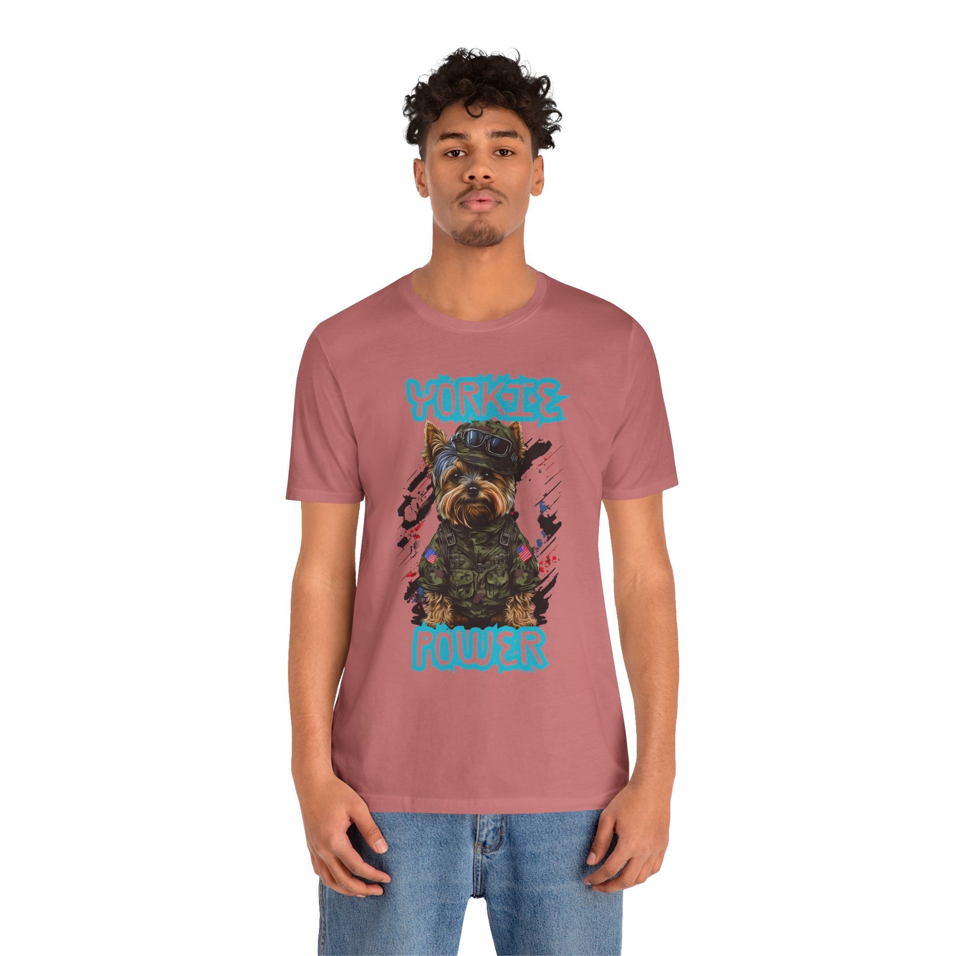 Yorkie Power Unisex Tee
