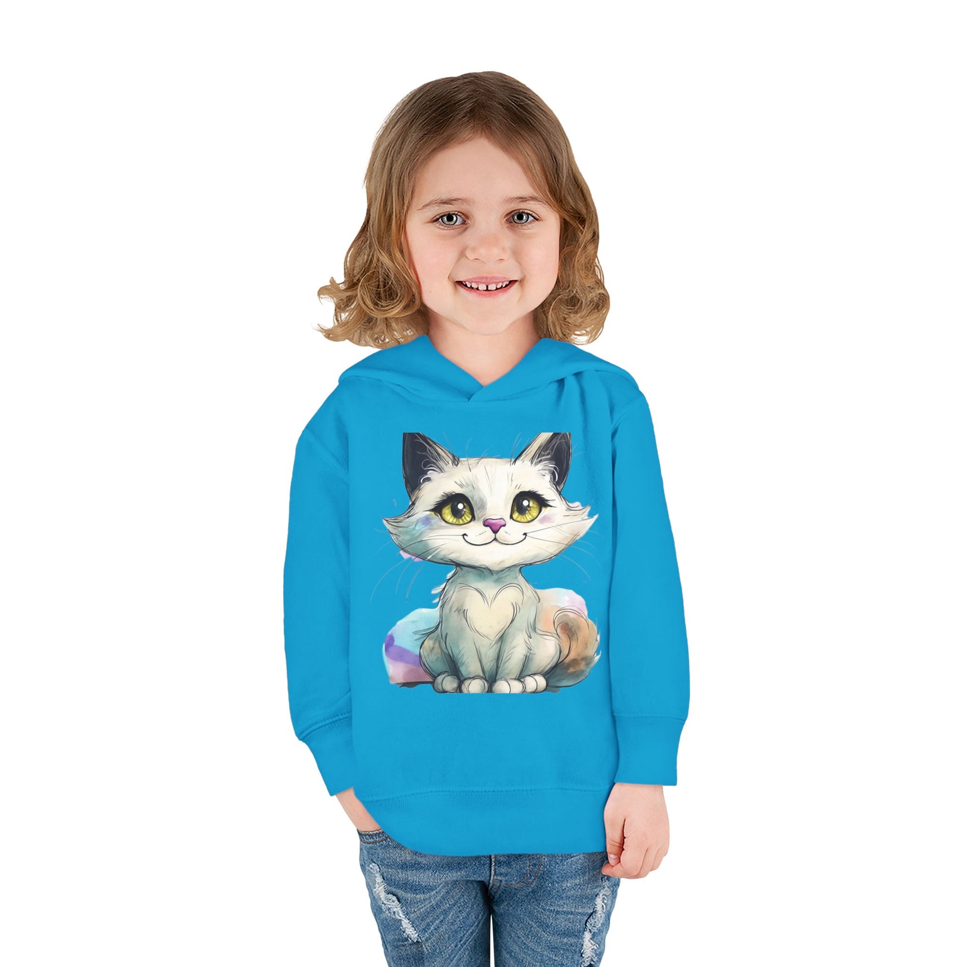 Cute Cat Toddler Hoodie