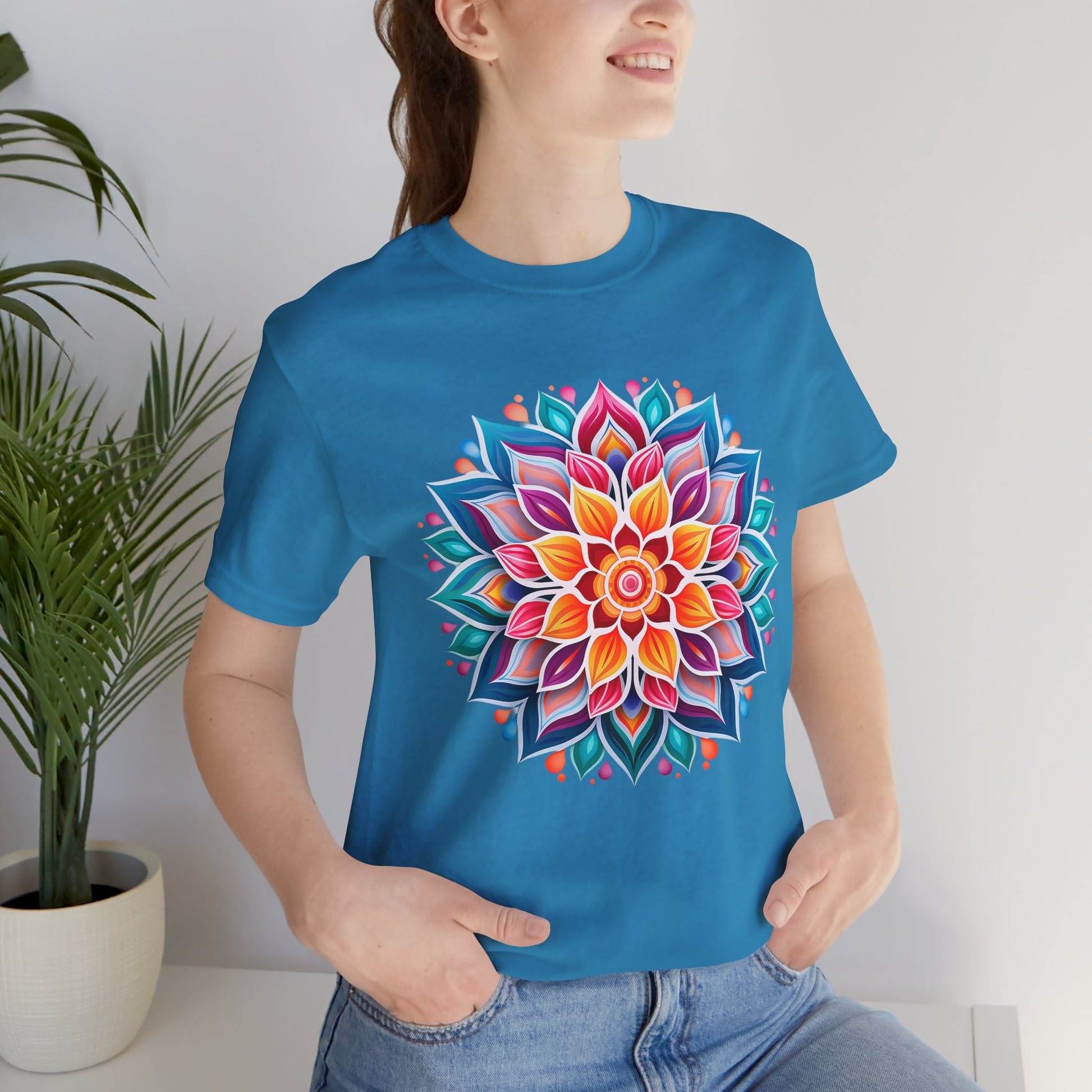Vibrant Mandala Graphic Tee