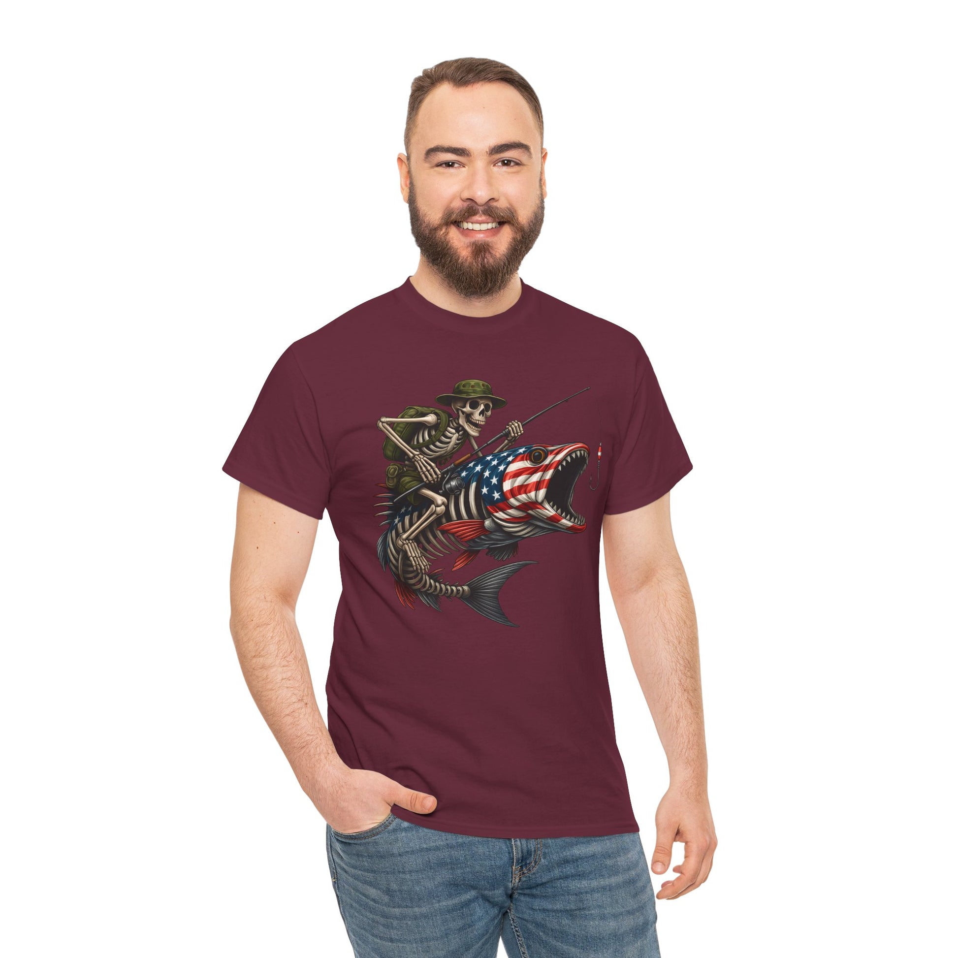 Fishing Skeleton Tee