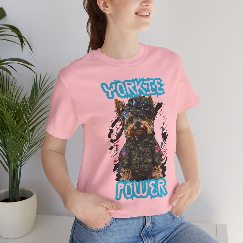 Yorkie Power Unisex Tee