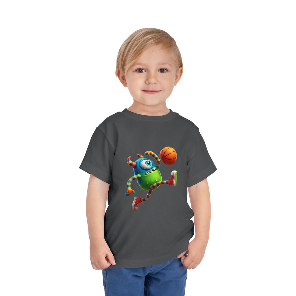 Playful Monster Toddler Tee, Fun Kids Shirt