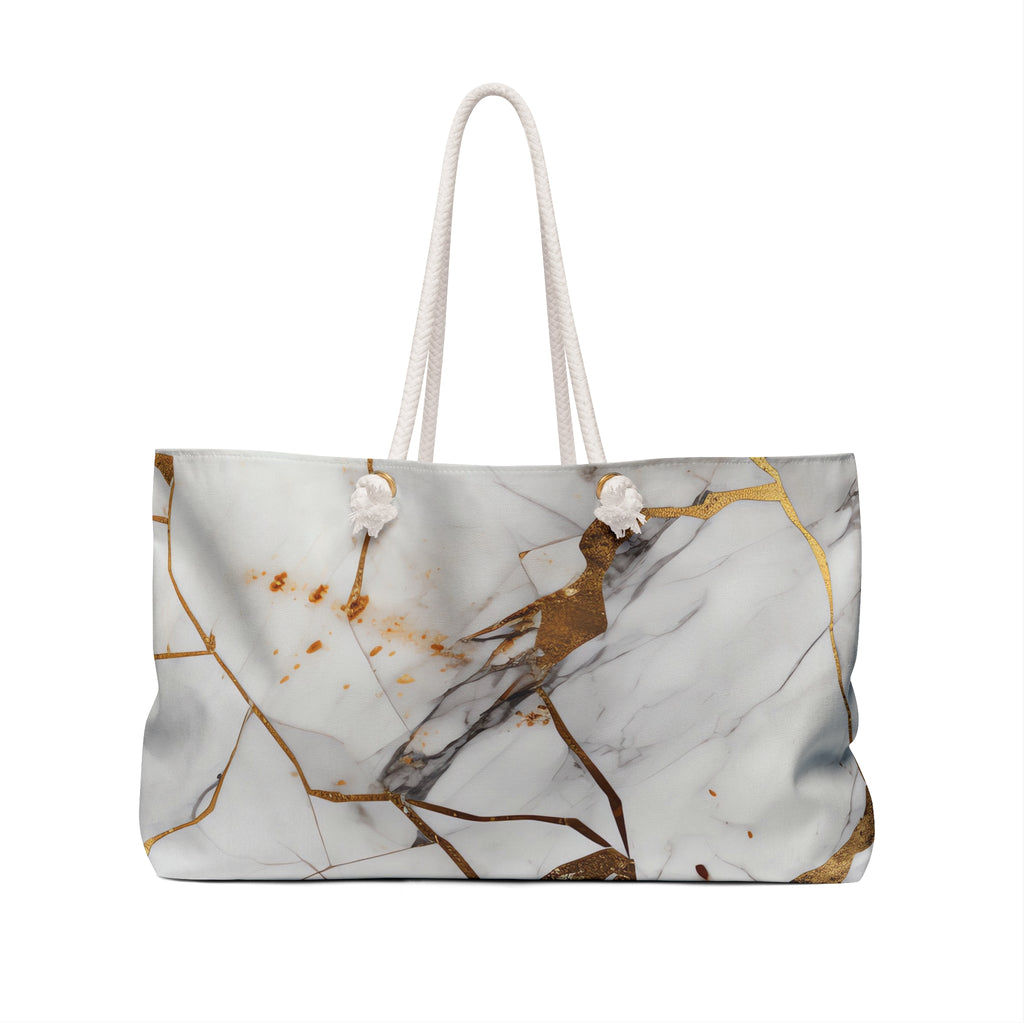 Marble Chic Weekender Bag