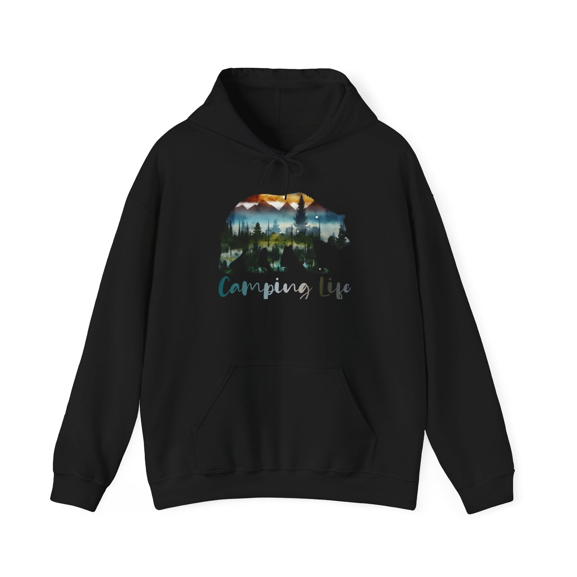 Camping Life Bear Hoodie
