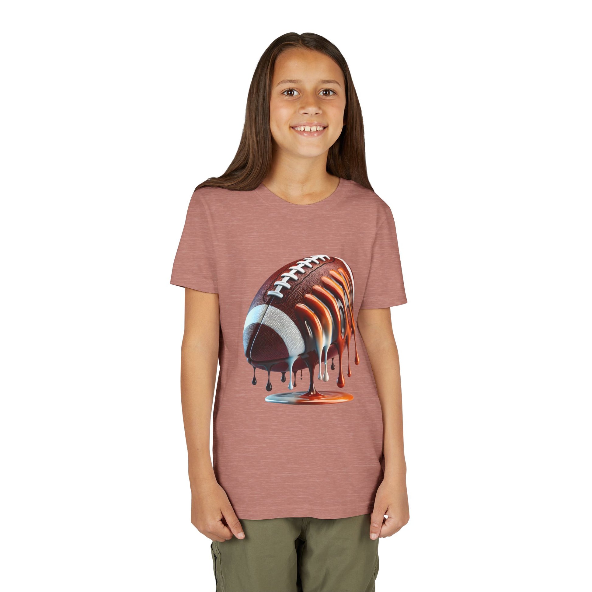 Dripping Football Youth Tee