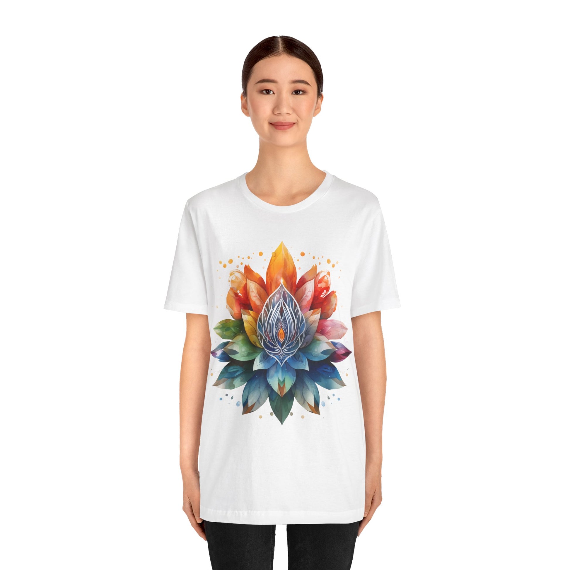 Colorful Lotus Flower T-Shirt