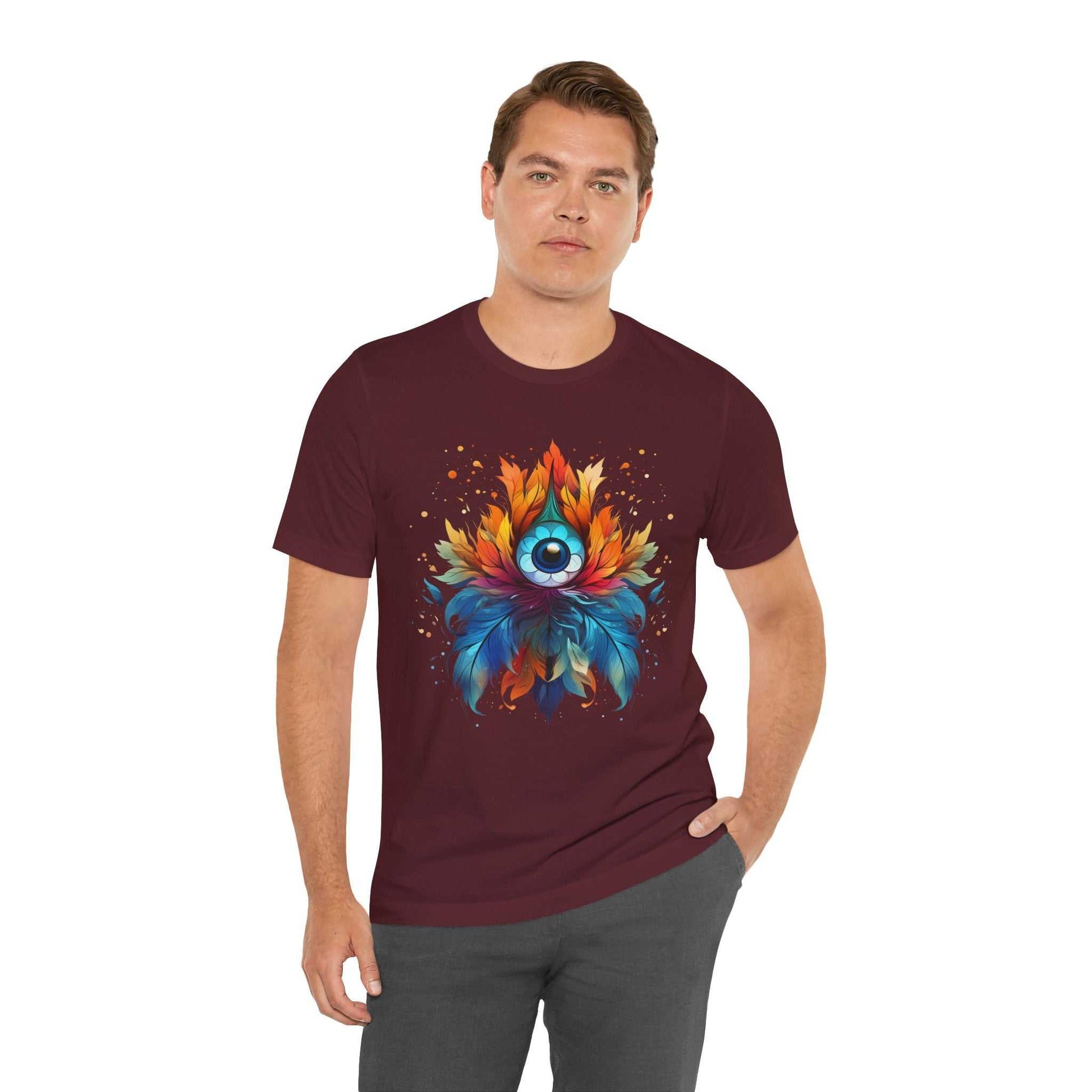 Vibrant Eye-Mandala Tee