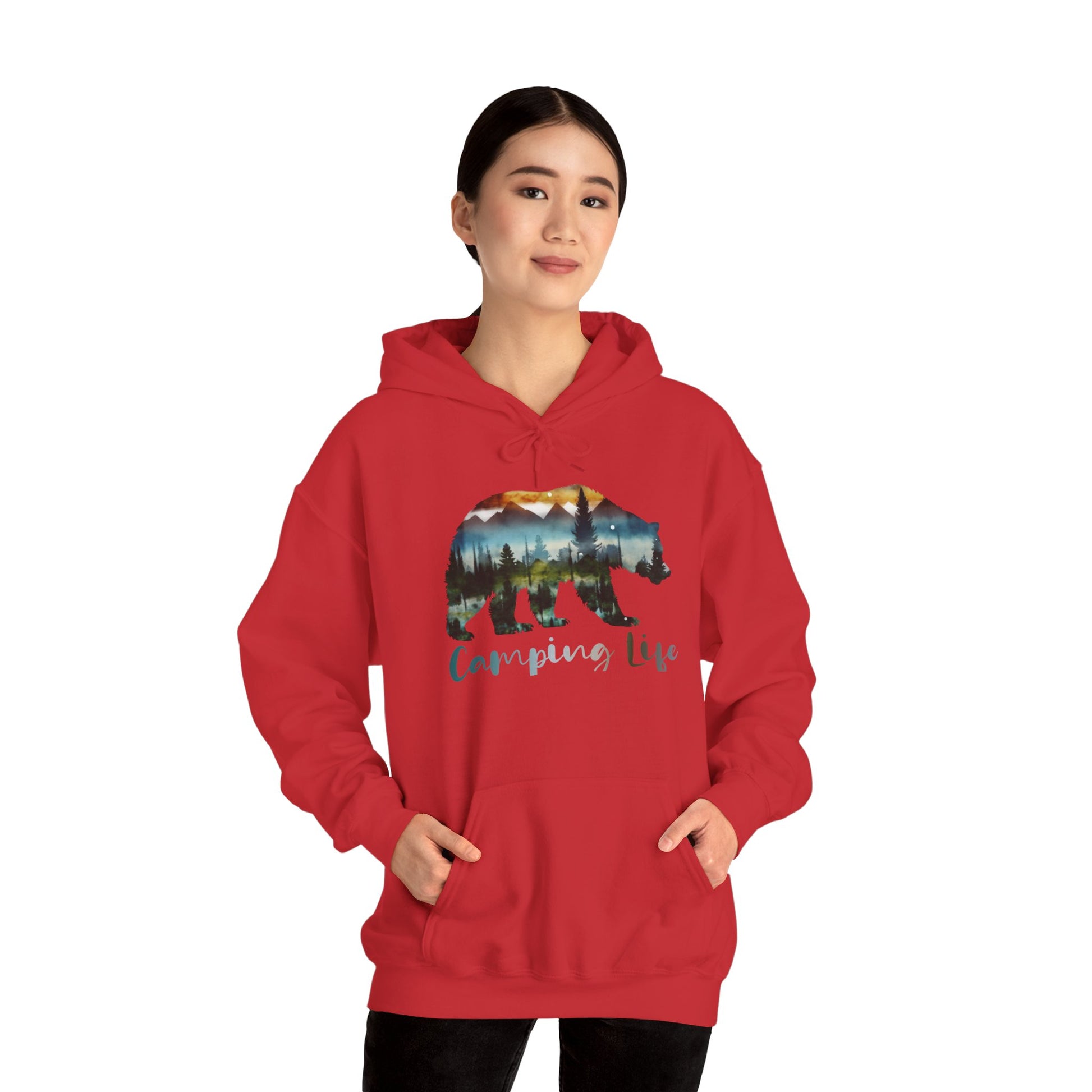 Camping Life Bear Hoodie