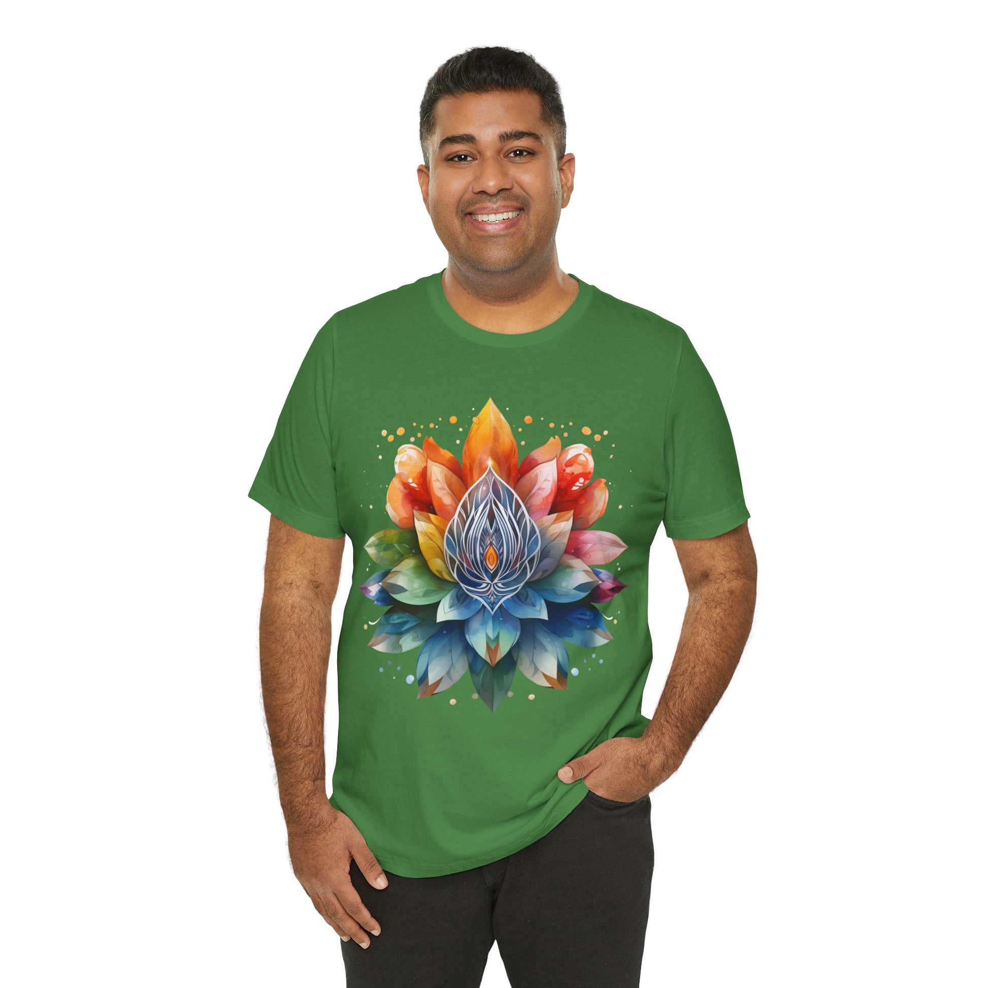 Colorful Lotus Flower T-Shirt