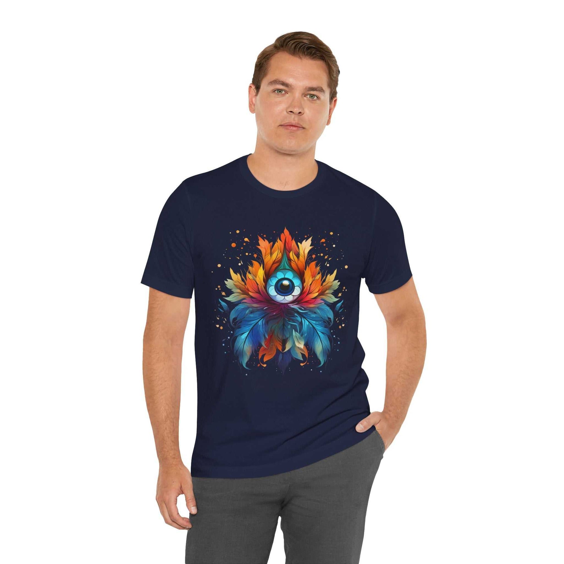 Vibrant Eye-Mandala Tee