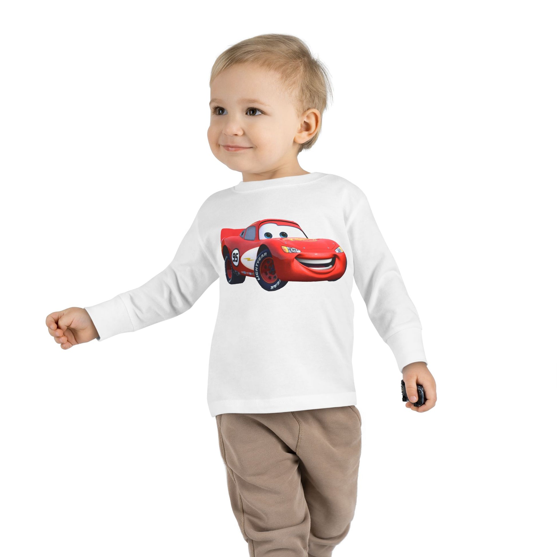 Toddler Cars Graphic Long Sleeve Tee