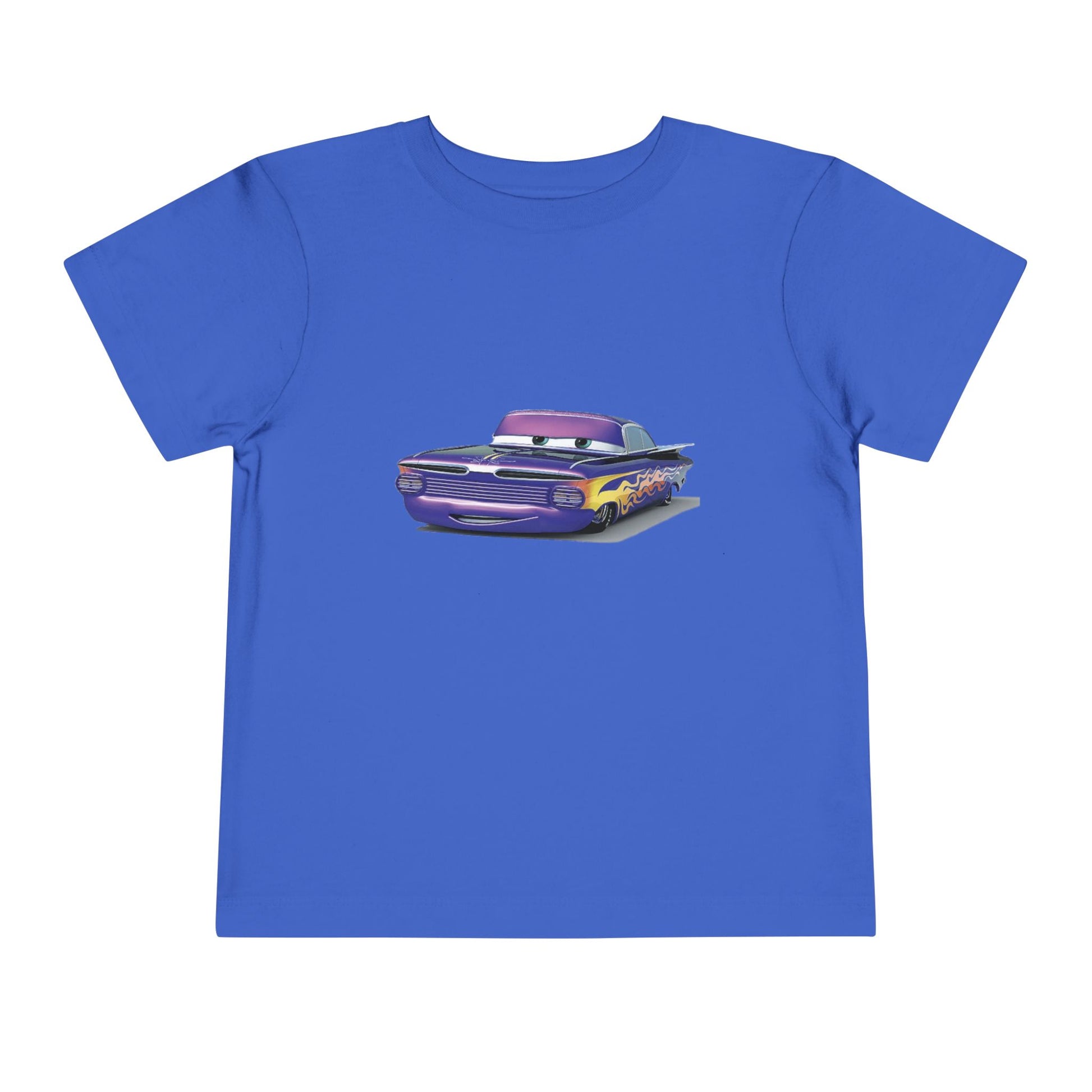 Toddler Short Sleeve Tee Featuring Fun Car Design
