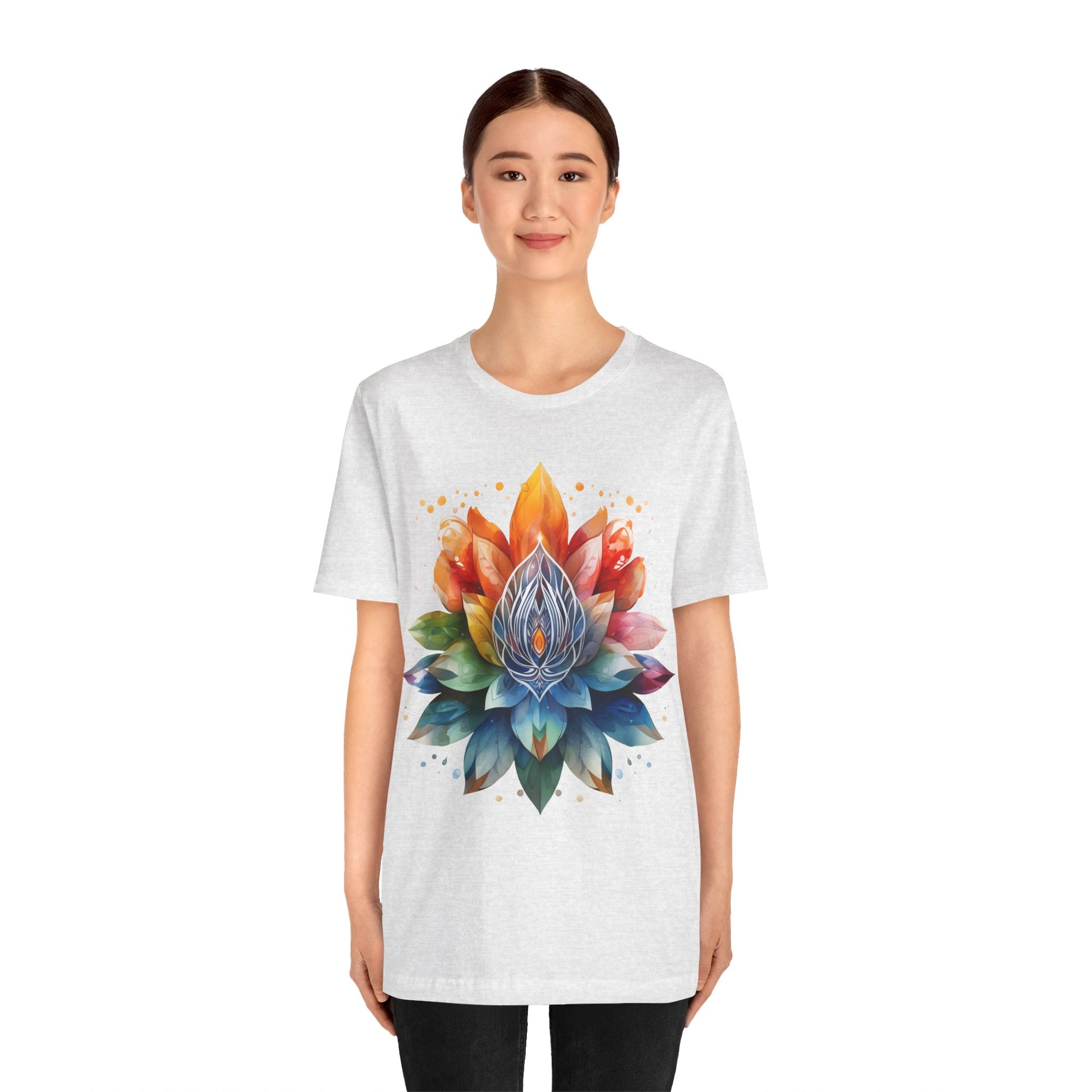 Colorful Lotus Flower T-Shirt
