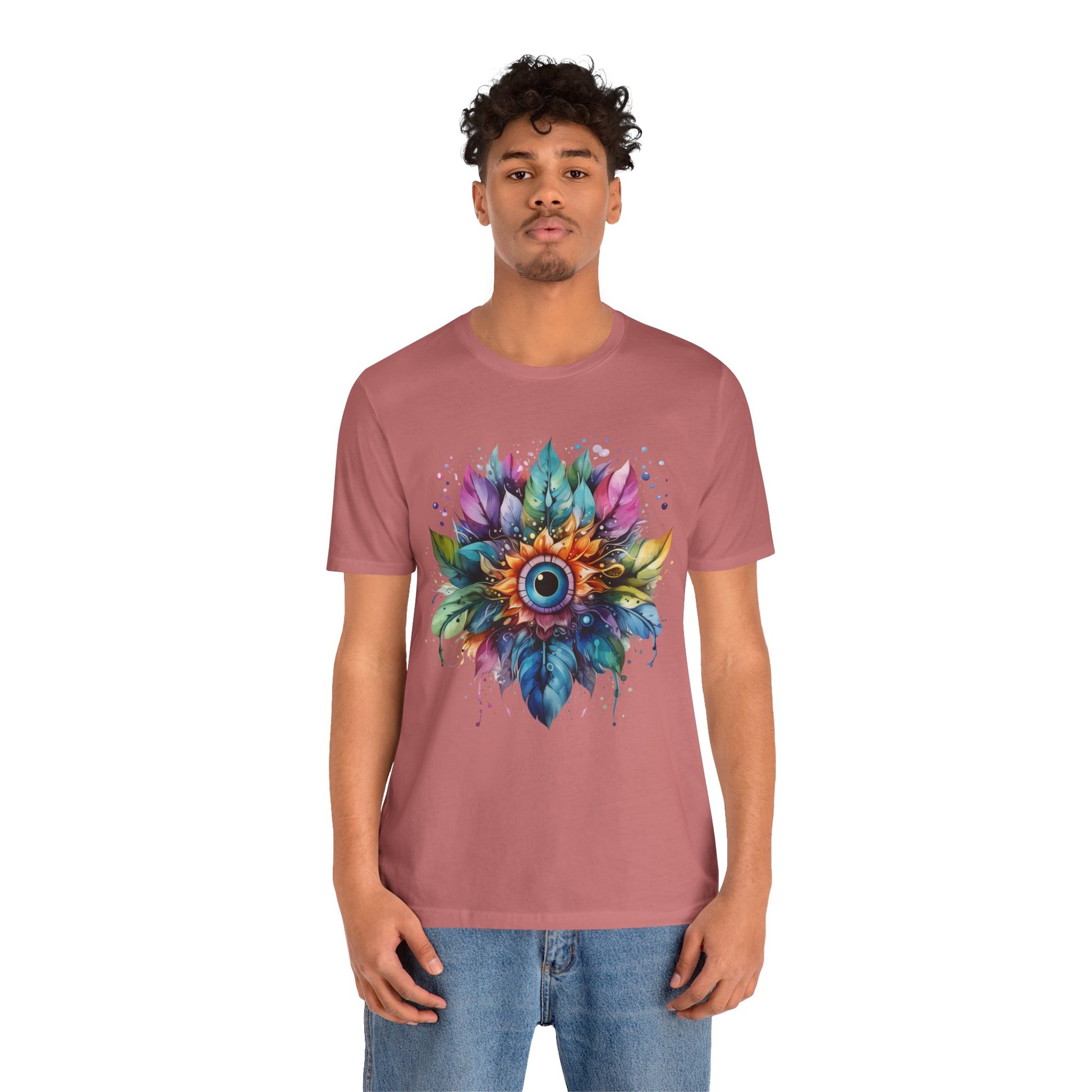 Colorful Eye Design Unisex Tee