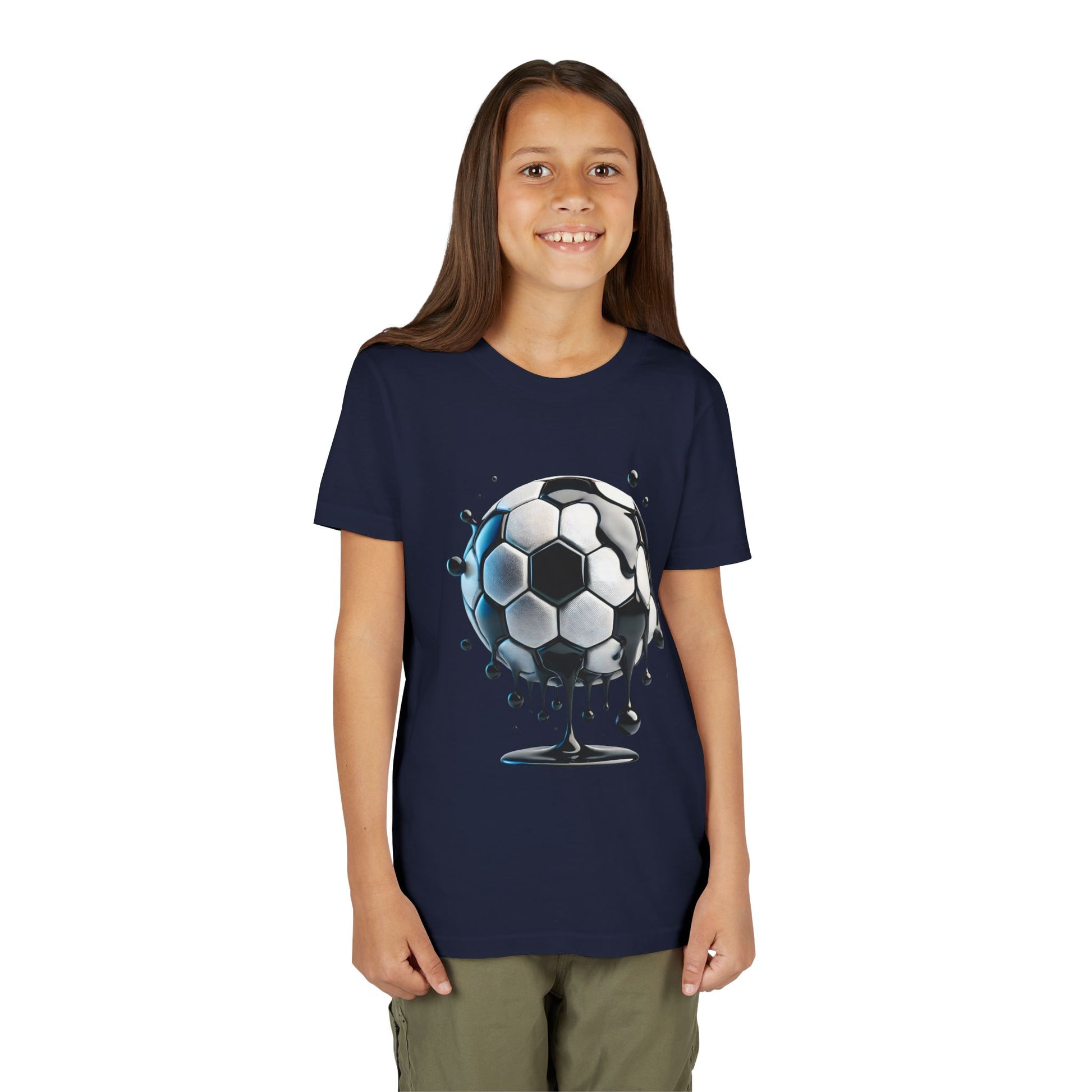Dripping Soccer Ball Youth Tee
