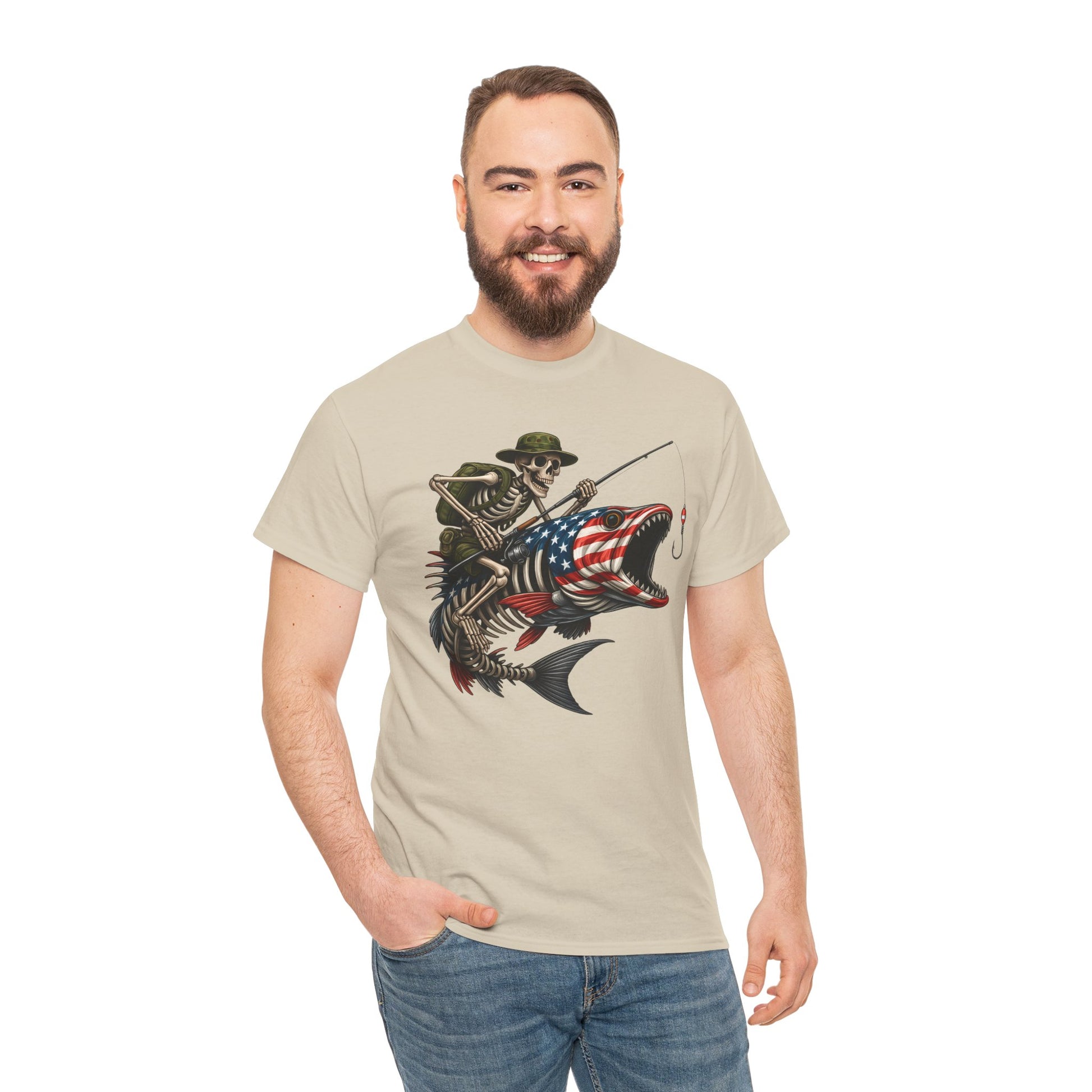 Fishing Skeleton Tee