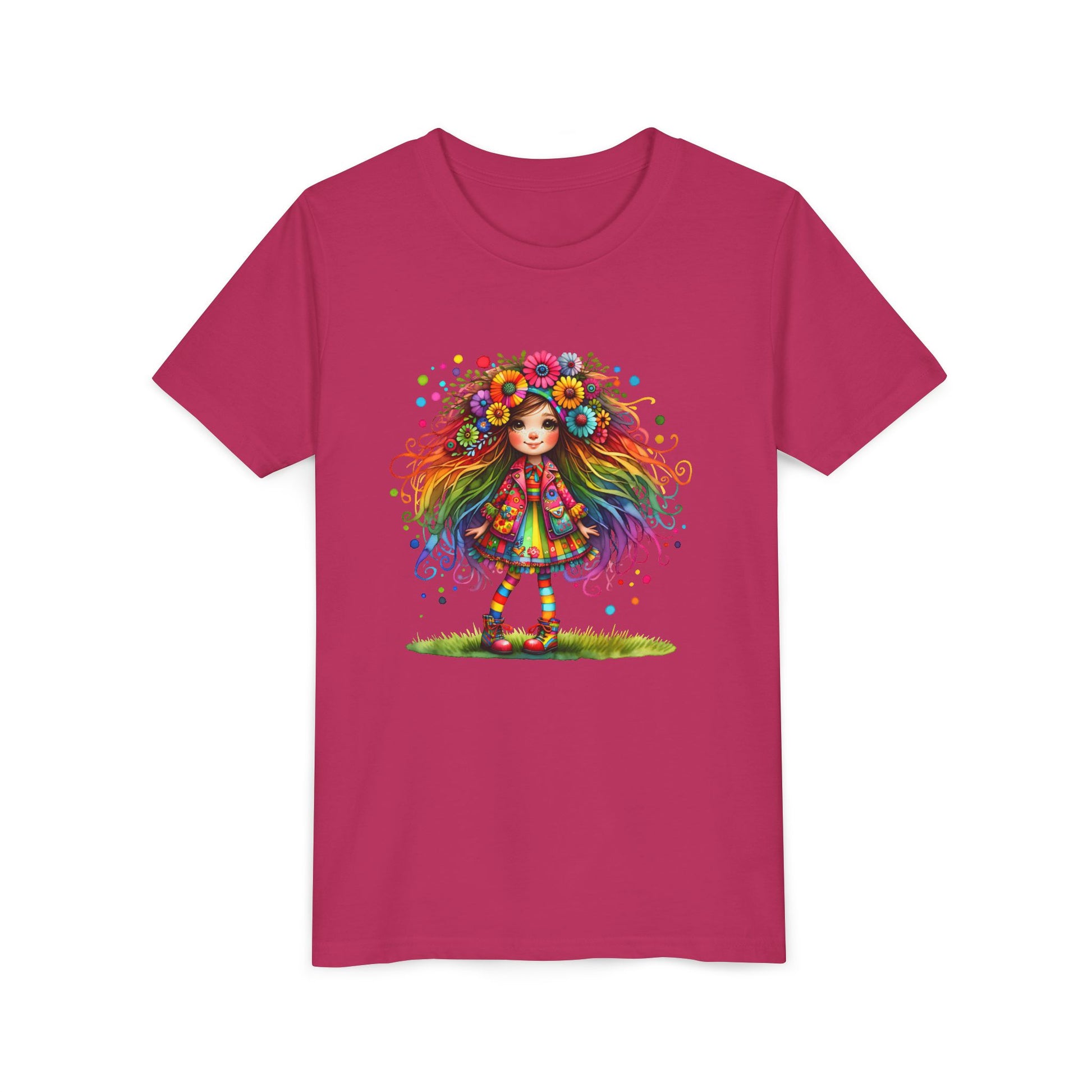 Whimsical Flower Child Youth Tee