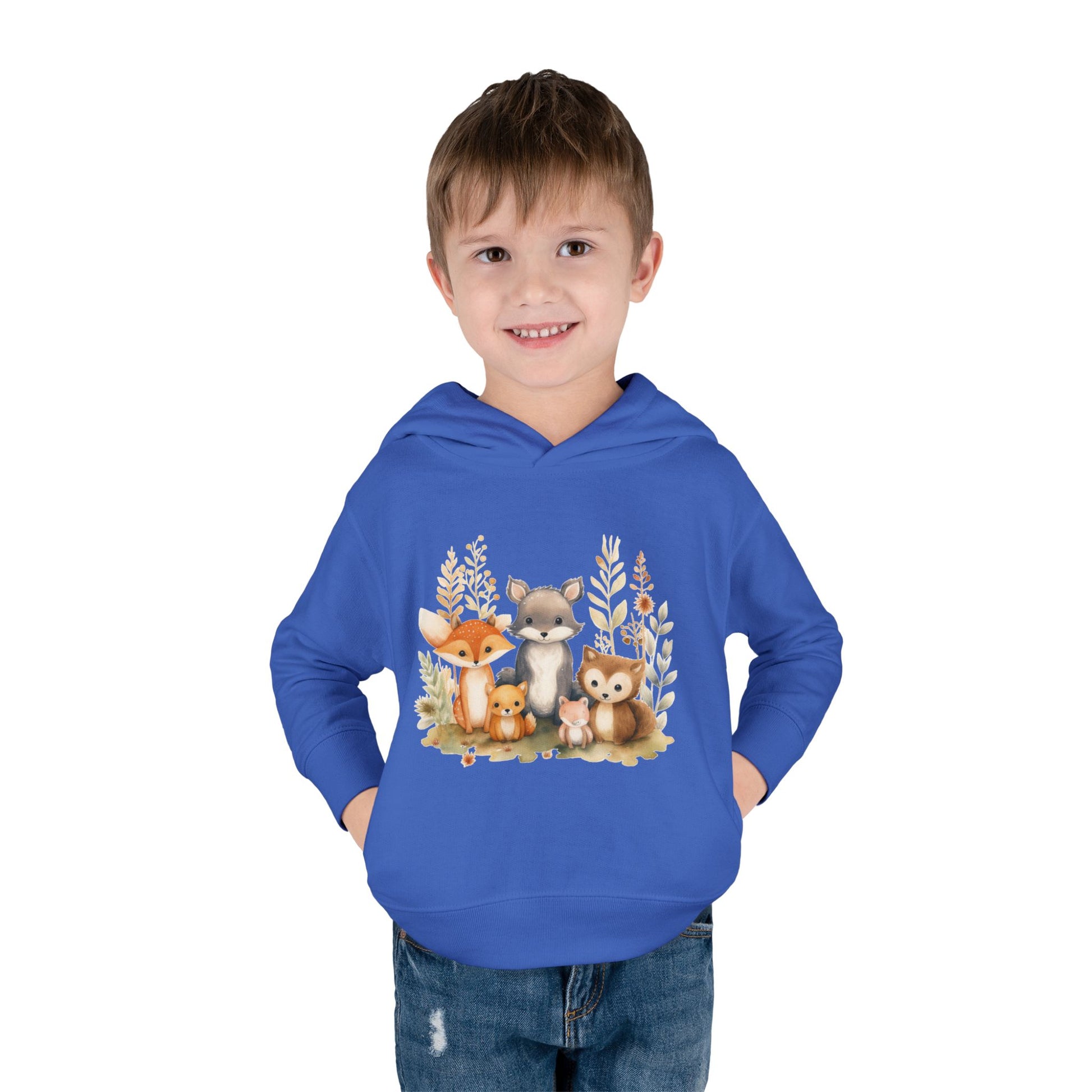 Whimsical Animal Toddler Hoodie