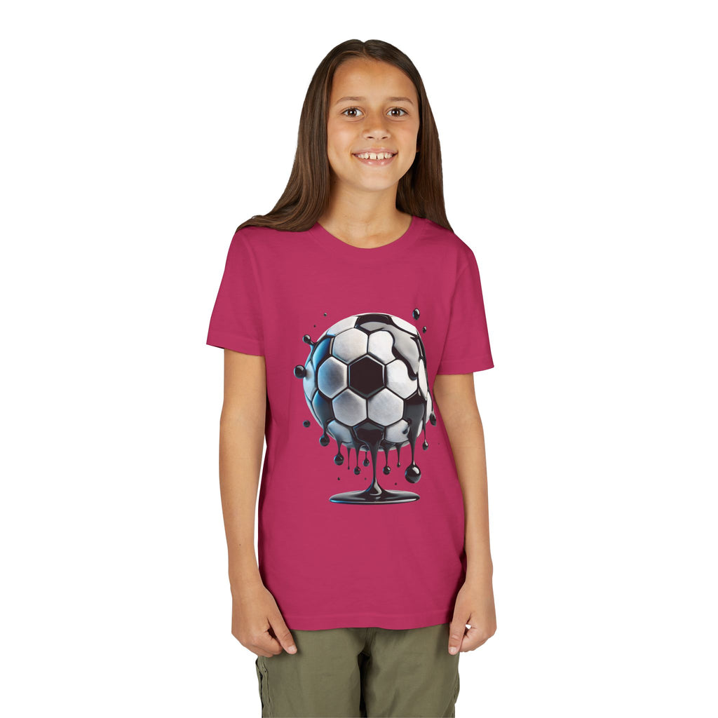 Dripping Soccer Ball Youth Tee