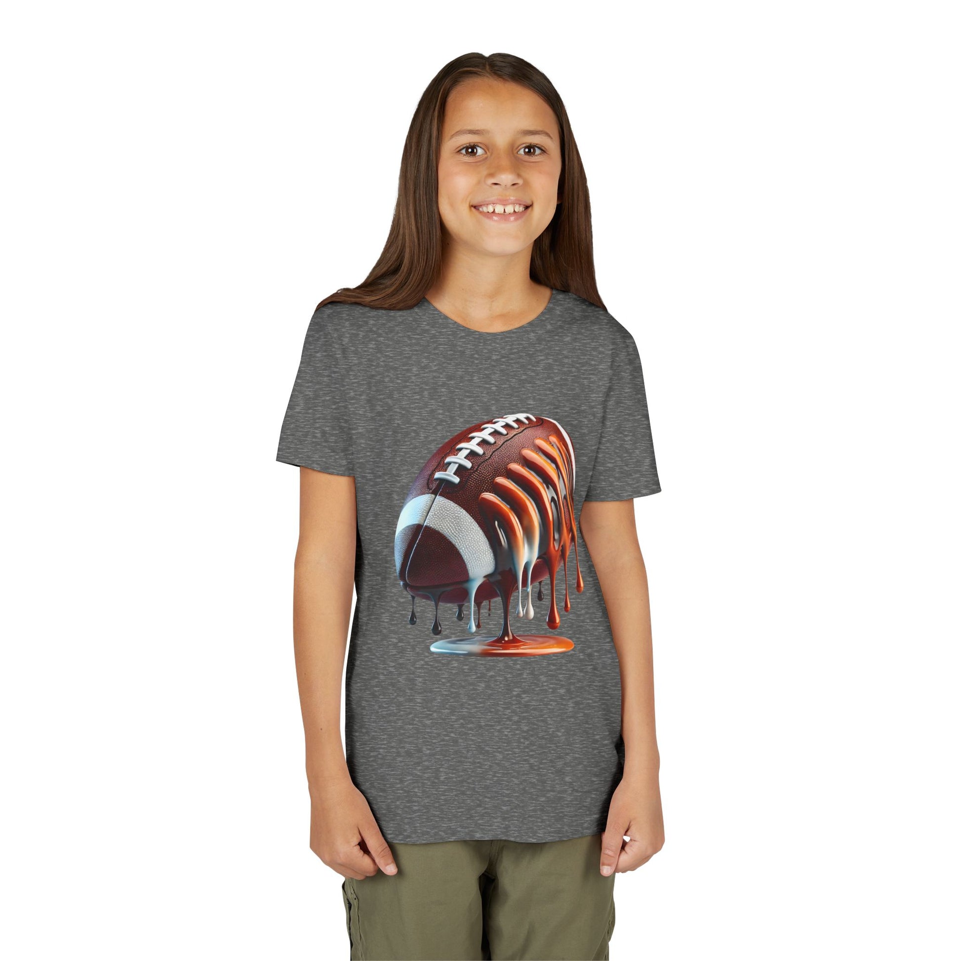 Dripping Football Youth Tee
