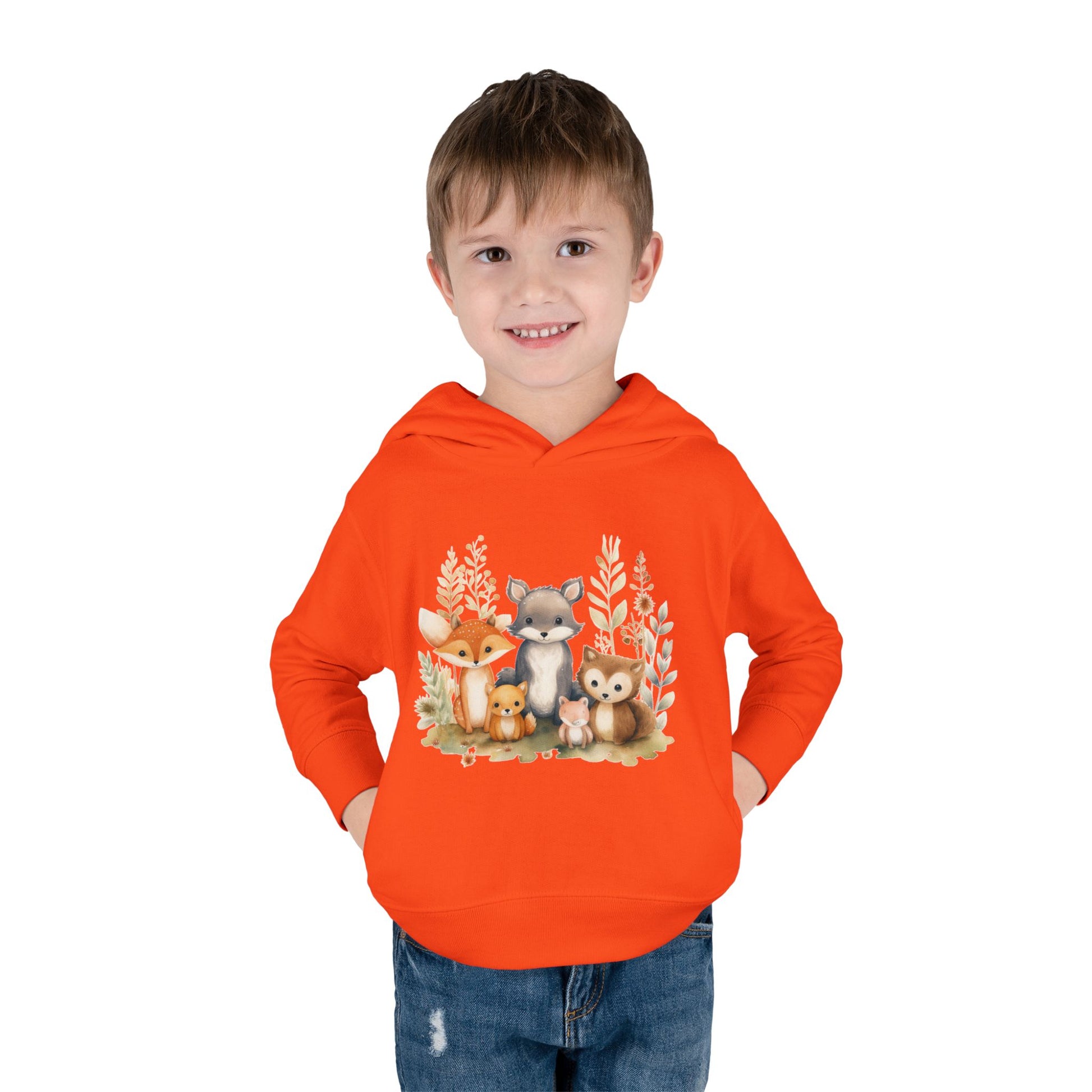 Whimsical Animal Toddler Hoodie