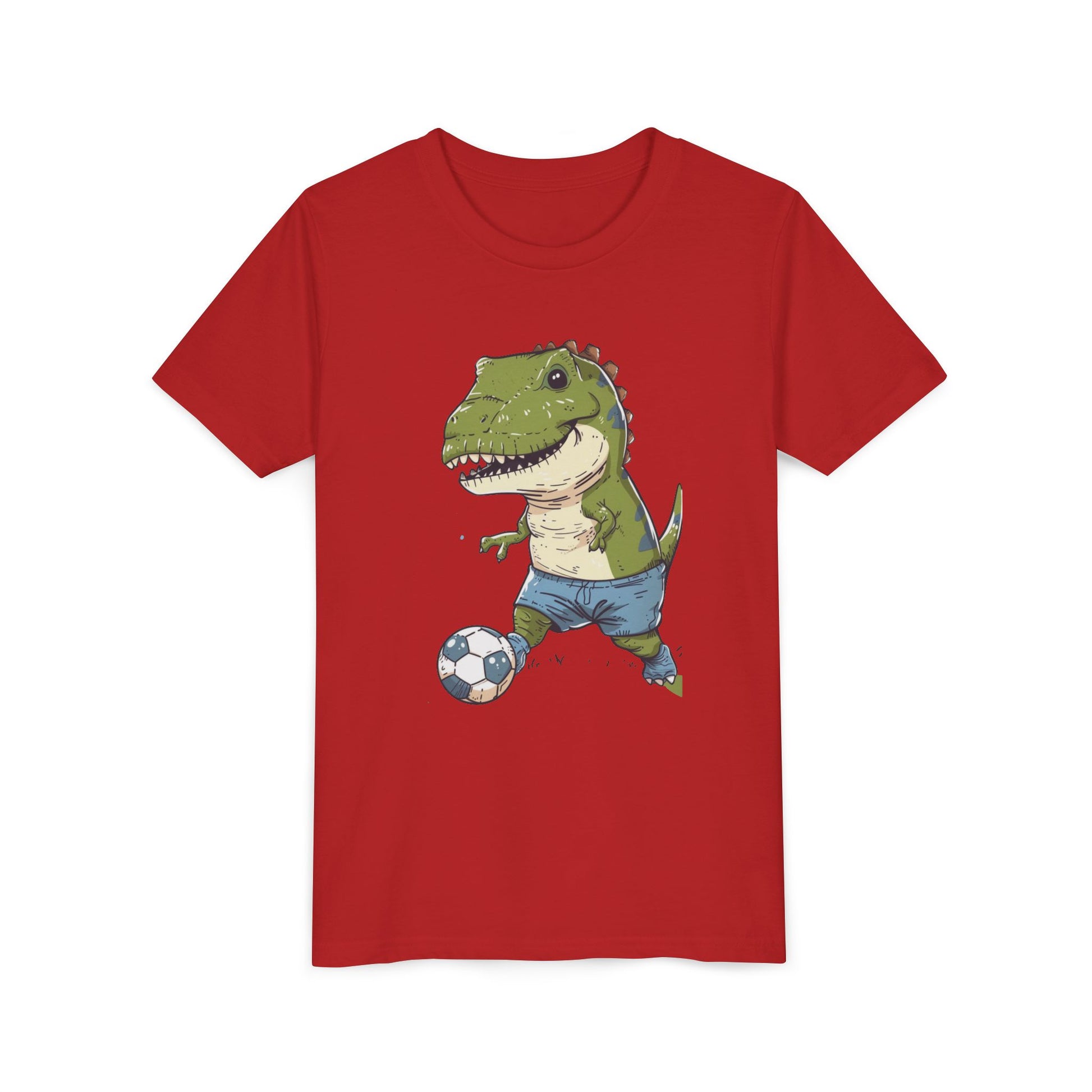 Dinosaur Soccer Youth Tee