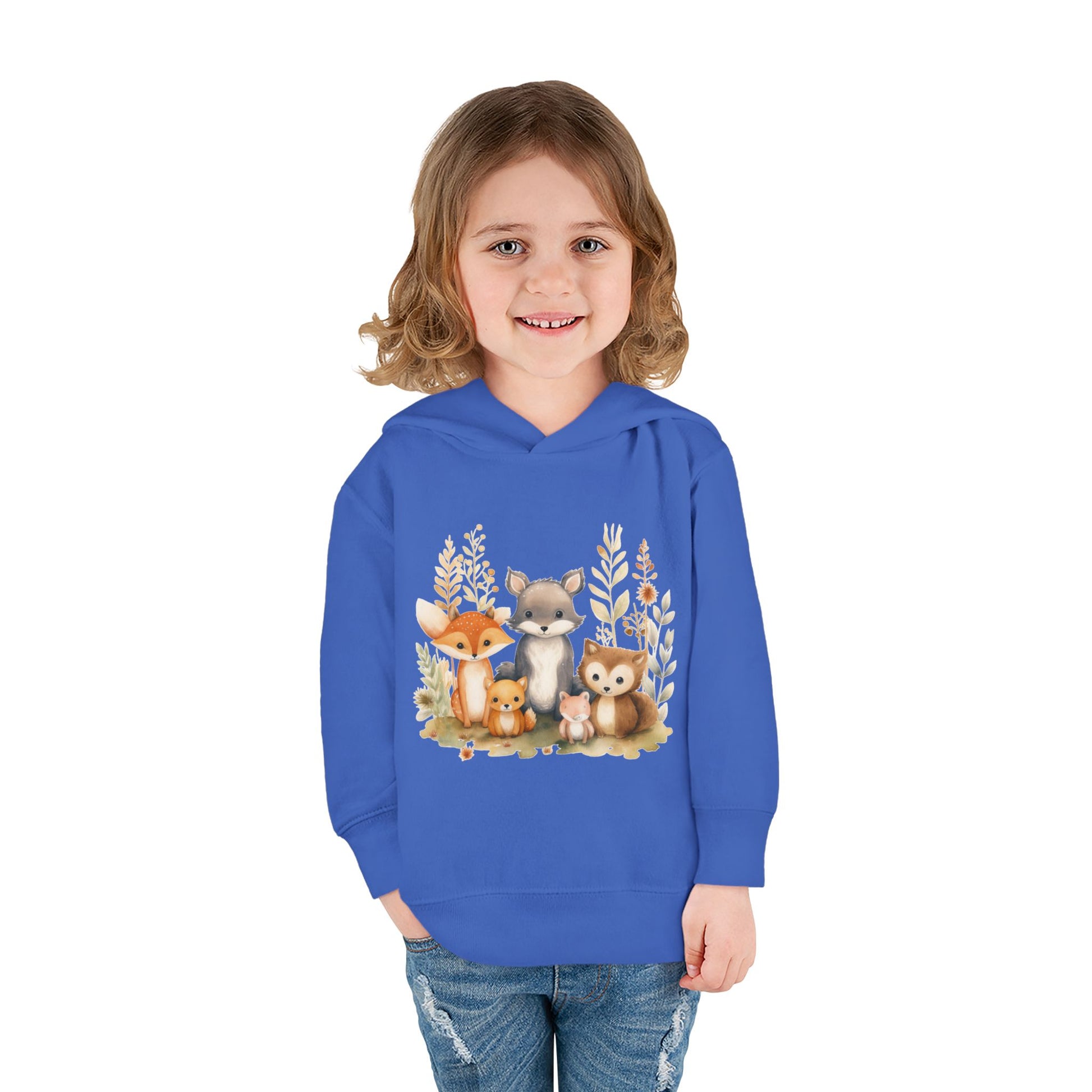 Whimsical Animal Toddler Hoodie