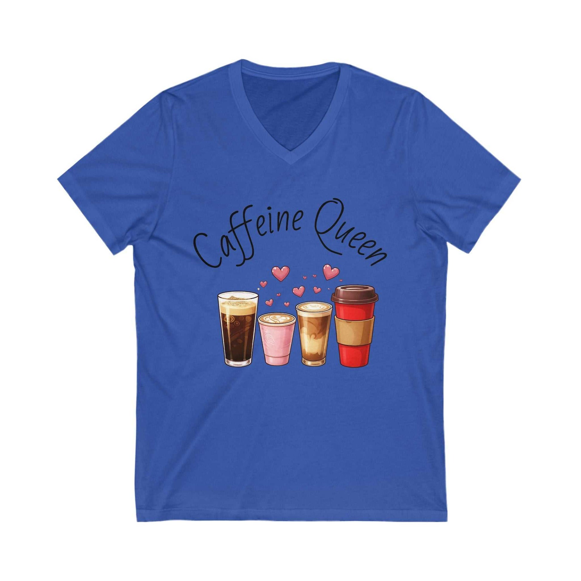 Caffeine Queen V Neck