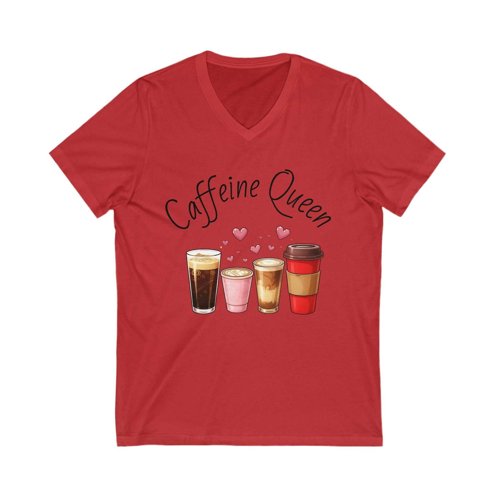 Caffeine Queen V Neck